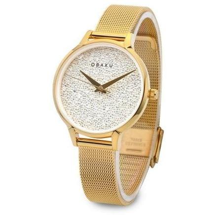 Obaku Denmark V238LXGWMG STJERNER - GOLD zegarek klasyczny Damskie - miniatura 3