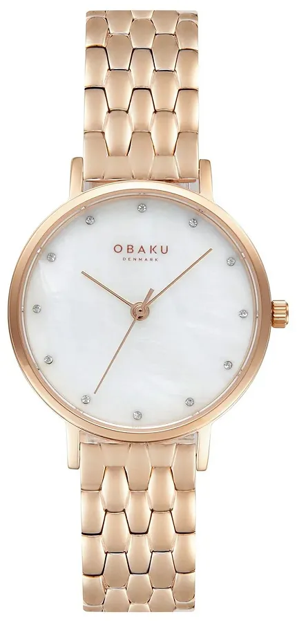 Obaku Denmark V248LXVWSV Slim BRINK LILLE - PERLEMOR FUCHSIA - zdjęcie 1