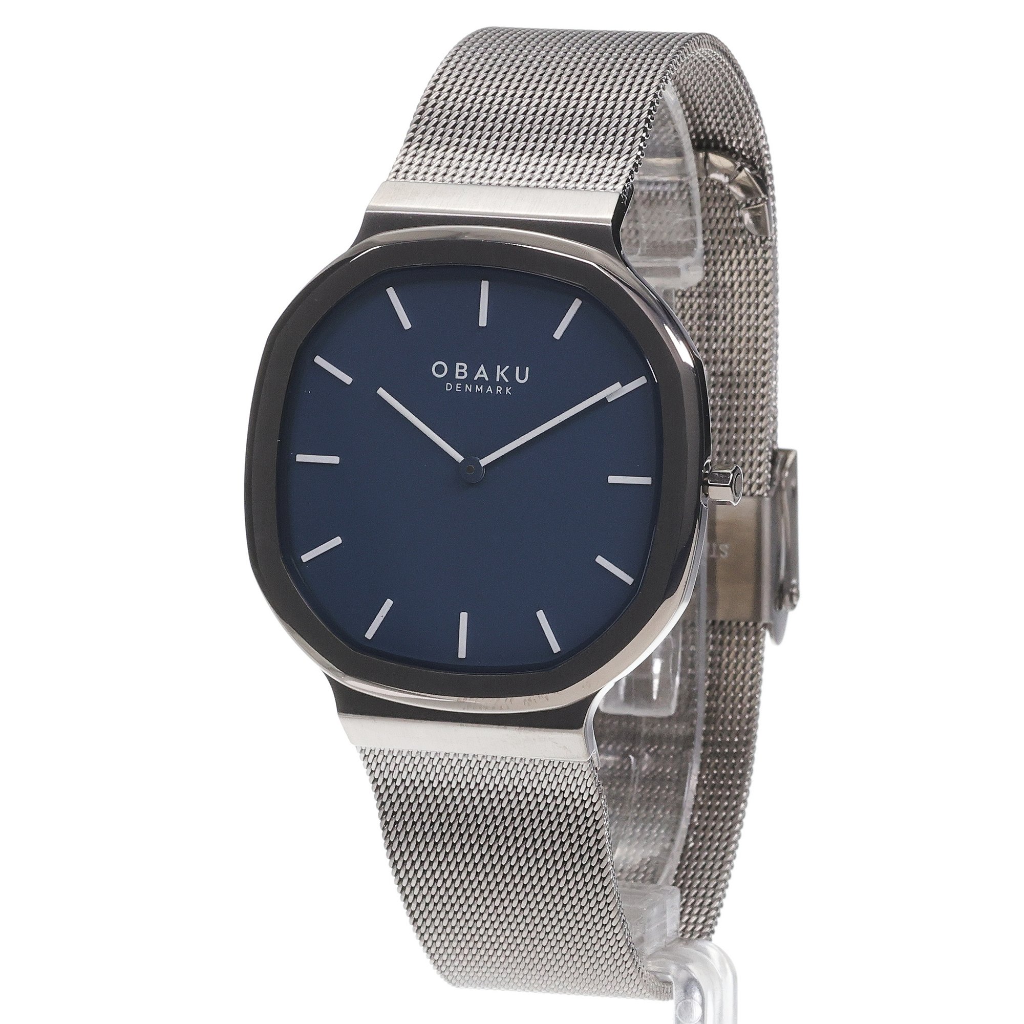 Obaku Denmark V253GXJLMJ OKTANT - SHADOW - Christian Mikkelsen Slim fashion-modowy zegarek szary - miniatura 2