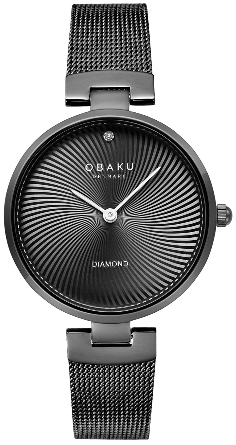 Obaku Denmark DIAMANT - CHARCOAL V256LXBBMB
