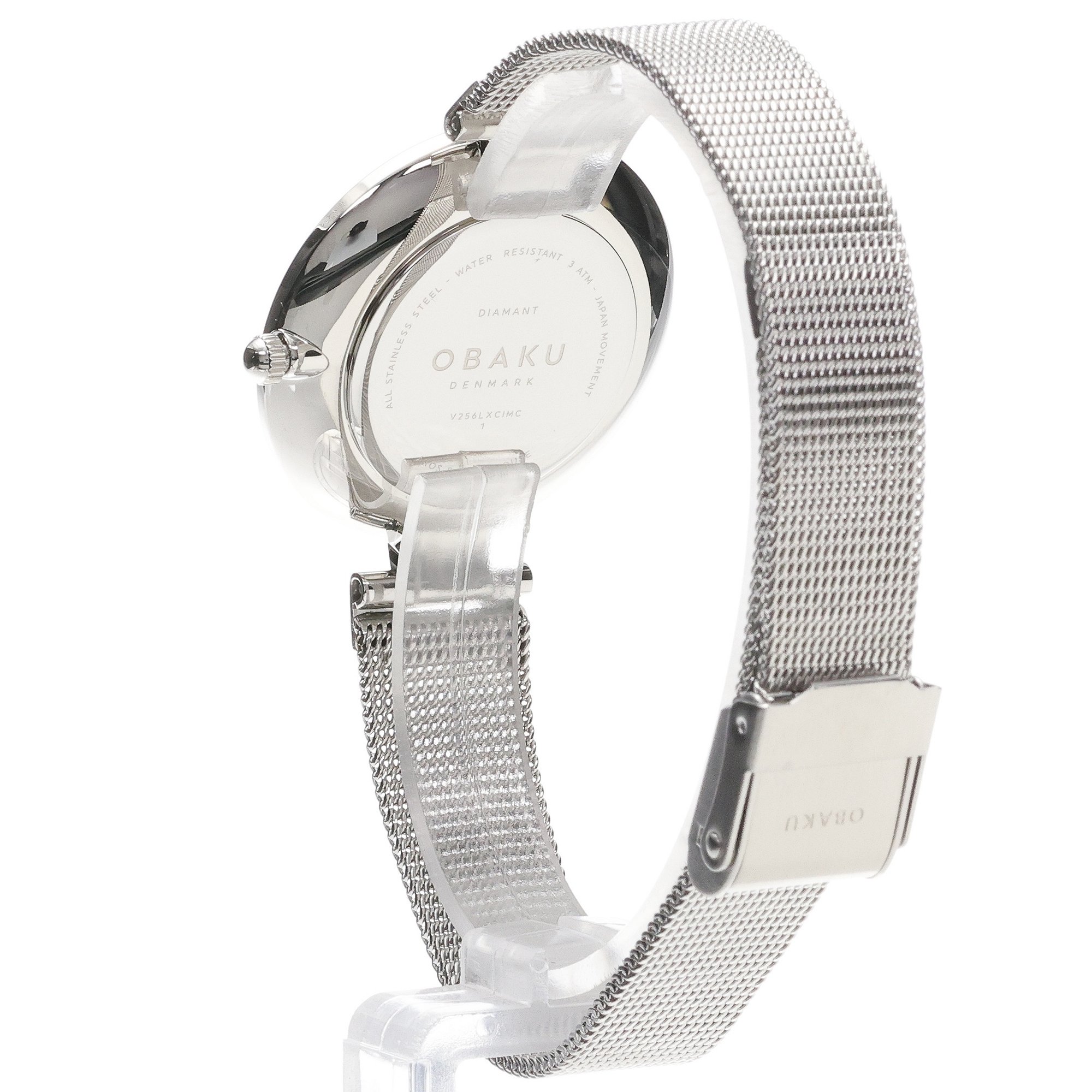 Obaku Denmark V256LXCIMC Damskie Diamant - Steel - Aros Design House zegarek damski klasyczny mineralne utwardzane