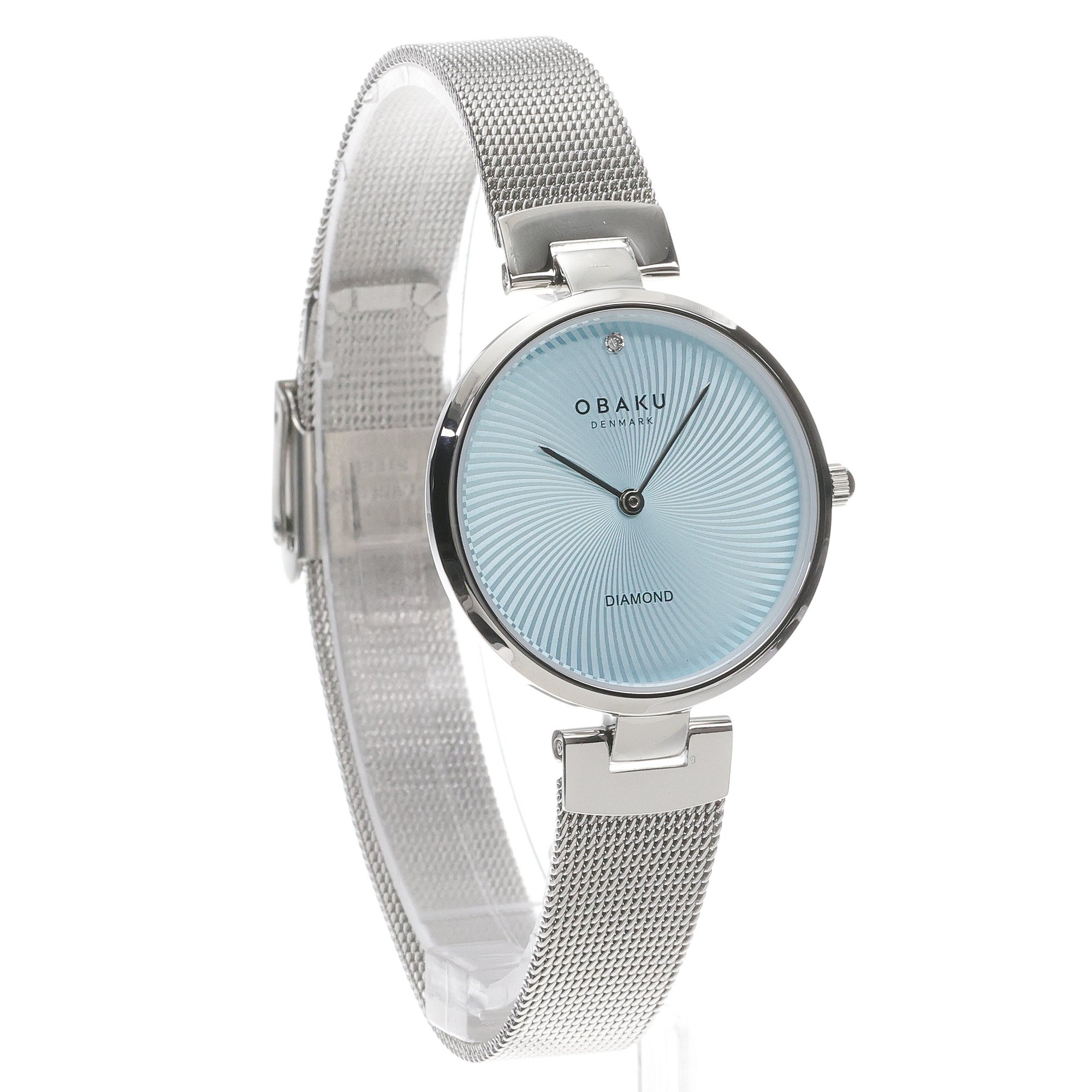 Obaku Denmark V256LXCMMC zegarek srebrny klasyczny Damskie bransoleta - miniatura 3