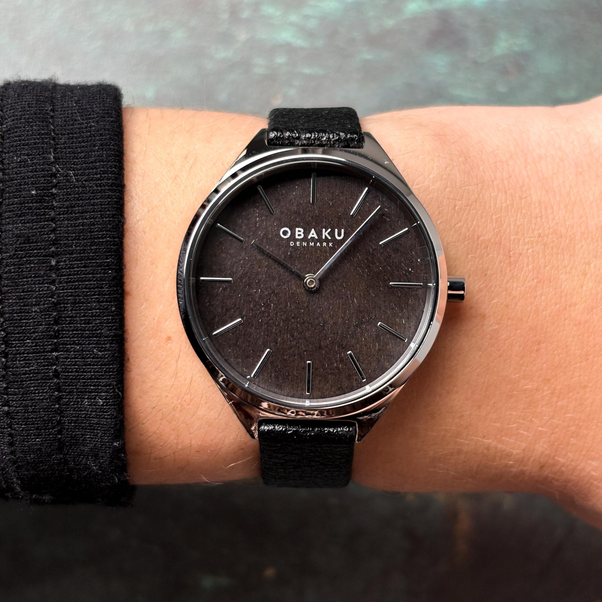 Obaku Denmark V257LHCNRB Damskie Kaffe - Coconut - Aros Design House zegarek damski klasyczny mineralne utwardzane
