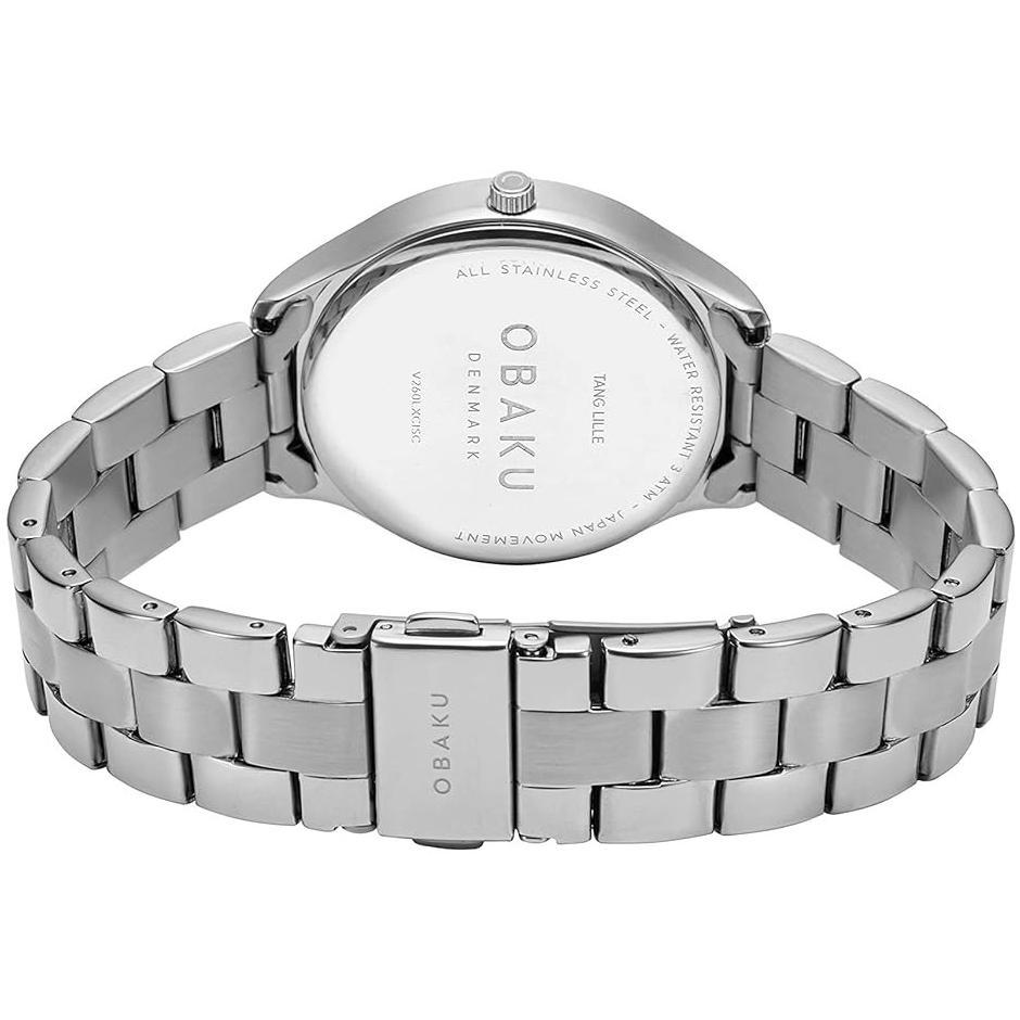 Obaku Denmark V260LXCISC TANG LILLE - STEEL - Aros Design House zegarek klasyczny Slim - miniatura 4