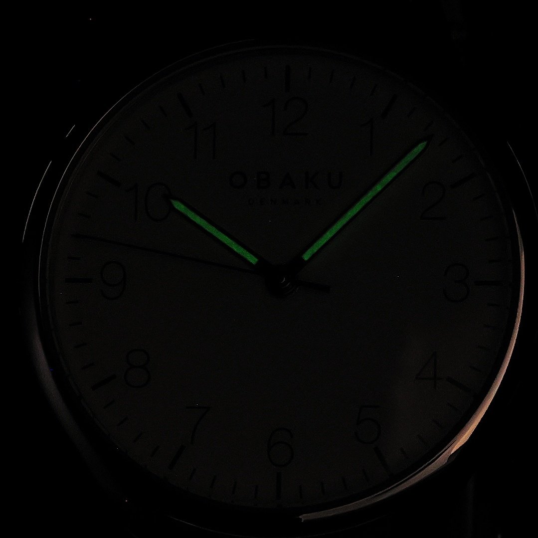 Obaku Denmark V260LXCWSC-DAF zegarek srebrny klasyczny Damskie bransoleta
