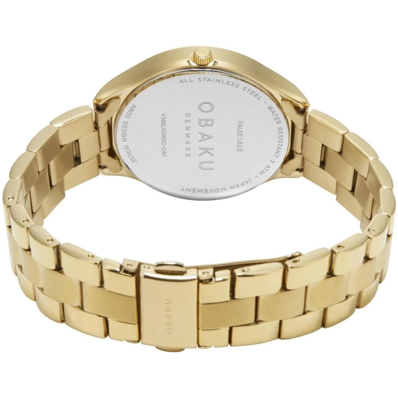 Obaku Denmark V260LXGWSG-DAF damski zegarek Damskie bransoleta