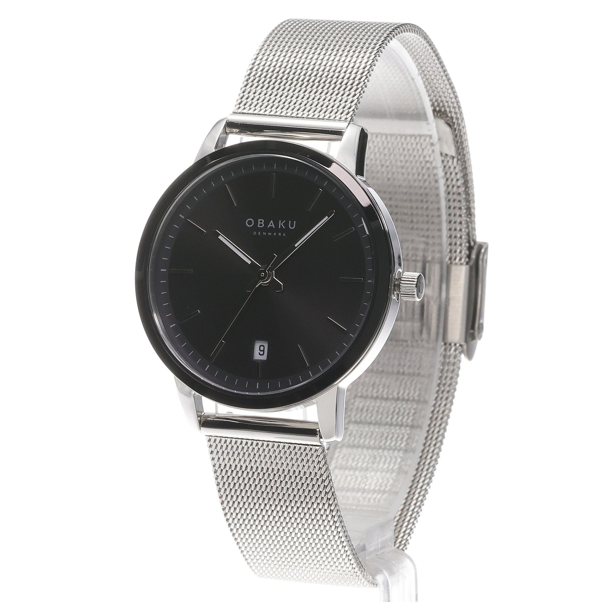 Obaku Denmark V270LDABMC Damskie Salvie - Lille Monochrome zegarek damski klasyczny mineralne utwardzane - miniatura 2
