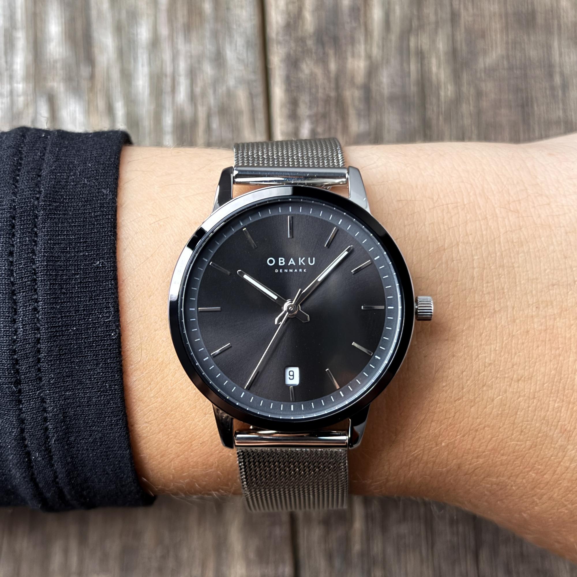 Obaku Denmark V270LDABMC zegarek srebrny klasyczny Damskie bransoleta - miniatura 9