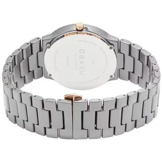 Obaku Denmark V281GXJJCJ SVALE - GRAPHITE zegarek klasyczny Męskie
