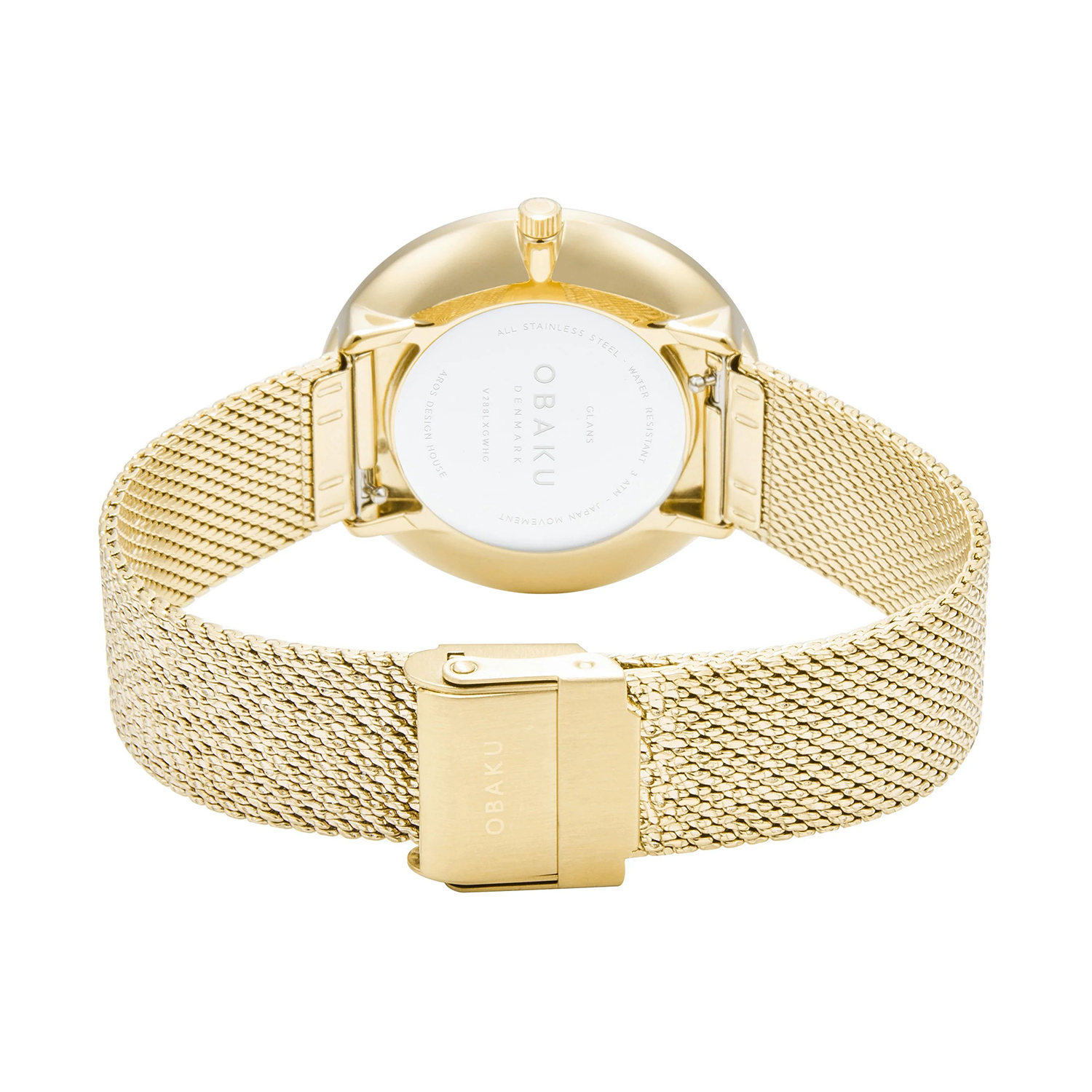 Obaku Denmark V288LXGWHG GLANS - GOLDS zegarek fashion-modowy Bransoleta - miniatura 4