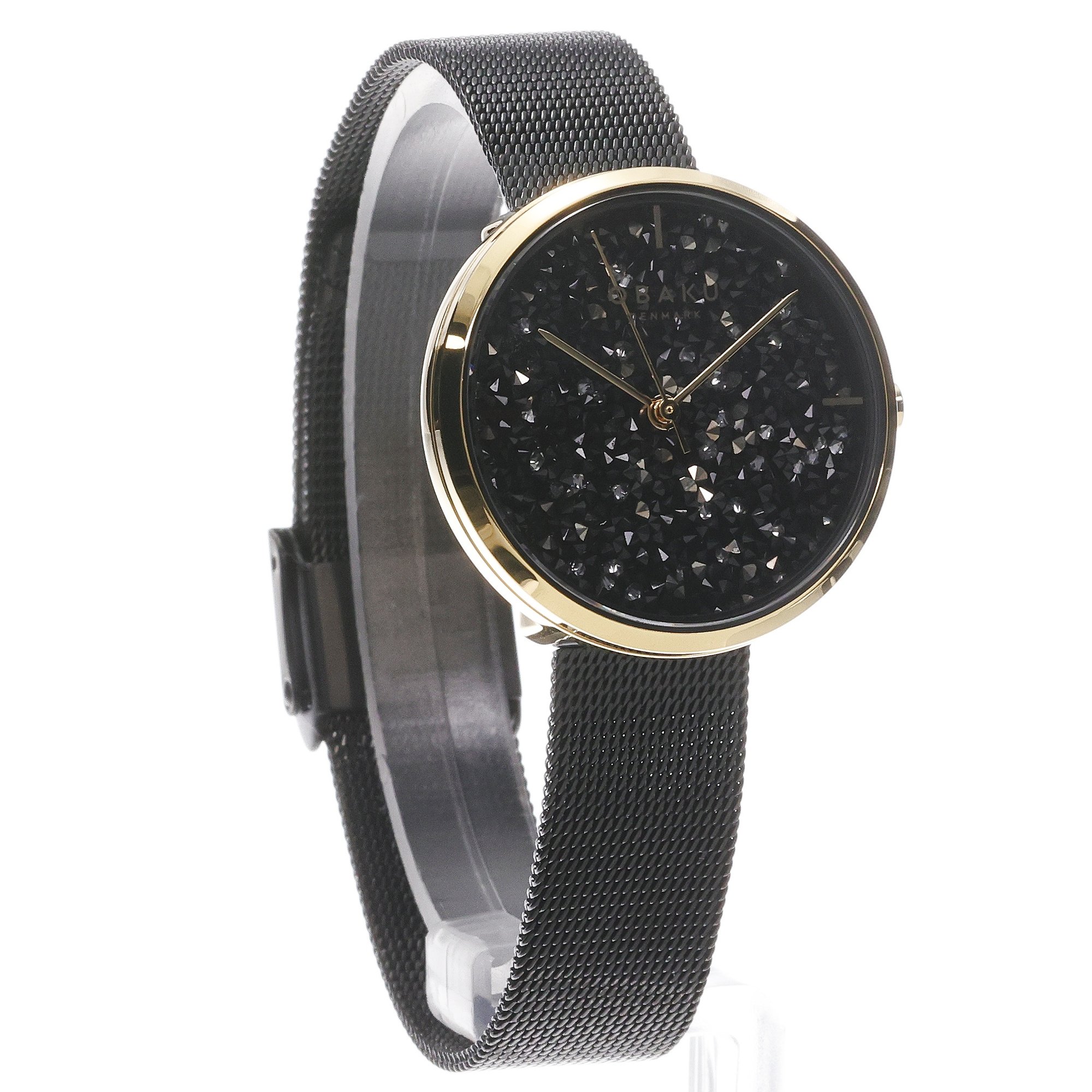 Obaku Denmark V289LHGBMB zegarek złoty fashion-modowy Damskie bransoleta