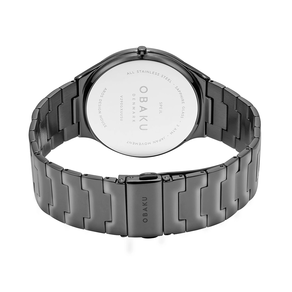 Obaku Denmark V290GXUUSU SPEJL - ASH zegarek fashion-modowy Bransoleta - miniatura 4