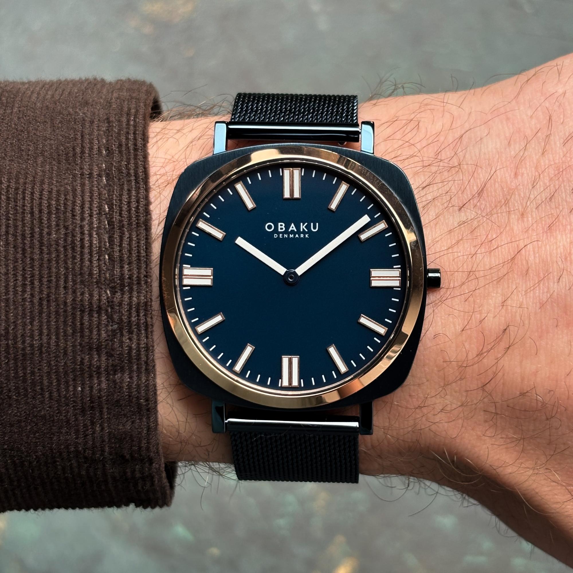 Obaku Denmark V296GXSLML Męskie zegarek męski klasyczny mineralne - miniatura 8
