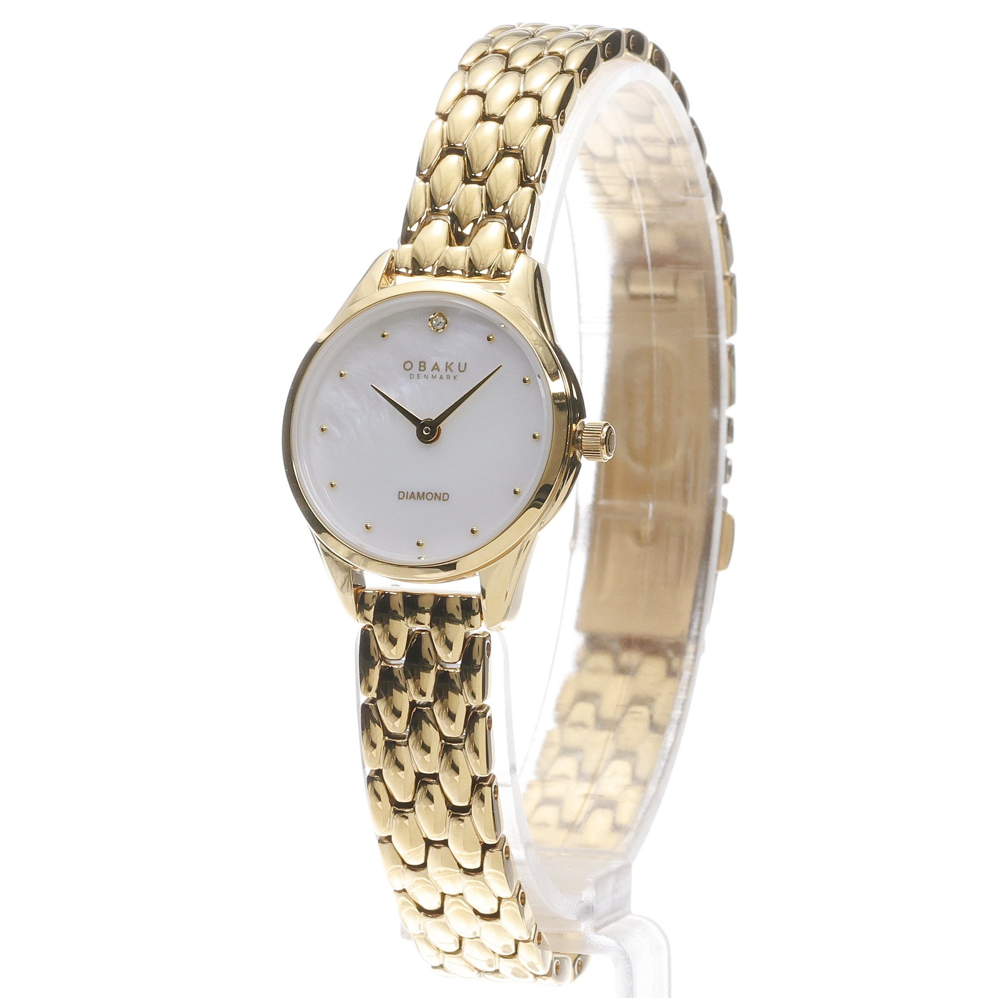 Obaku Denmark V297SXGWSG Damskie Smykke Petite - Cider zegarek damski fashion-modowy mineralne utwardzane