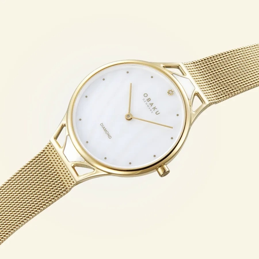 Obaku Denmark V302LXGWMG zegarek damski Damskie