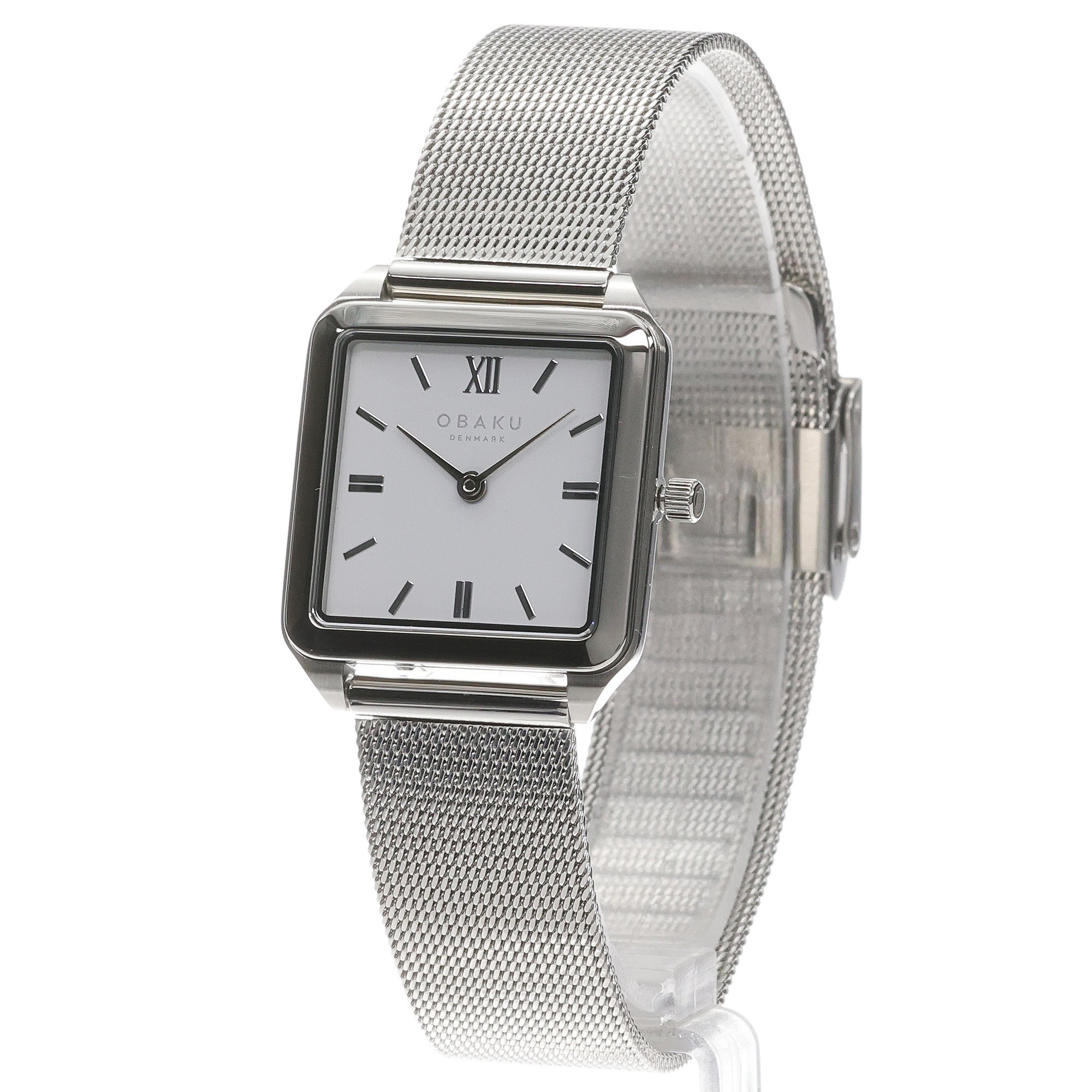 Obaku Denmark V309LXCWMC Damskie Graf - Steel zegarek damski klasyczny szafirowe