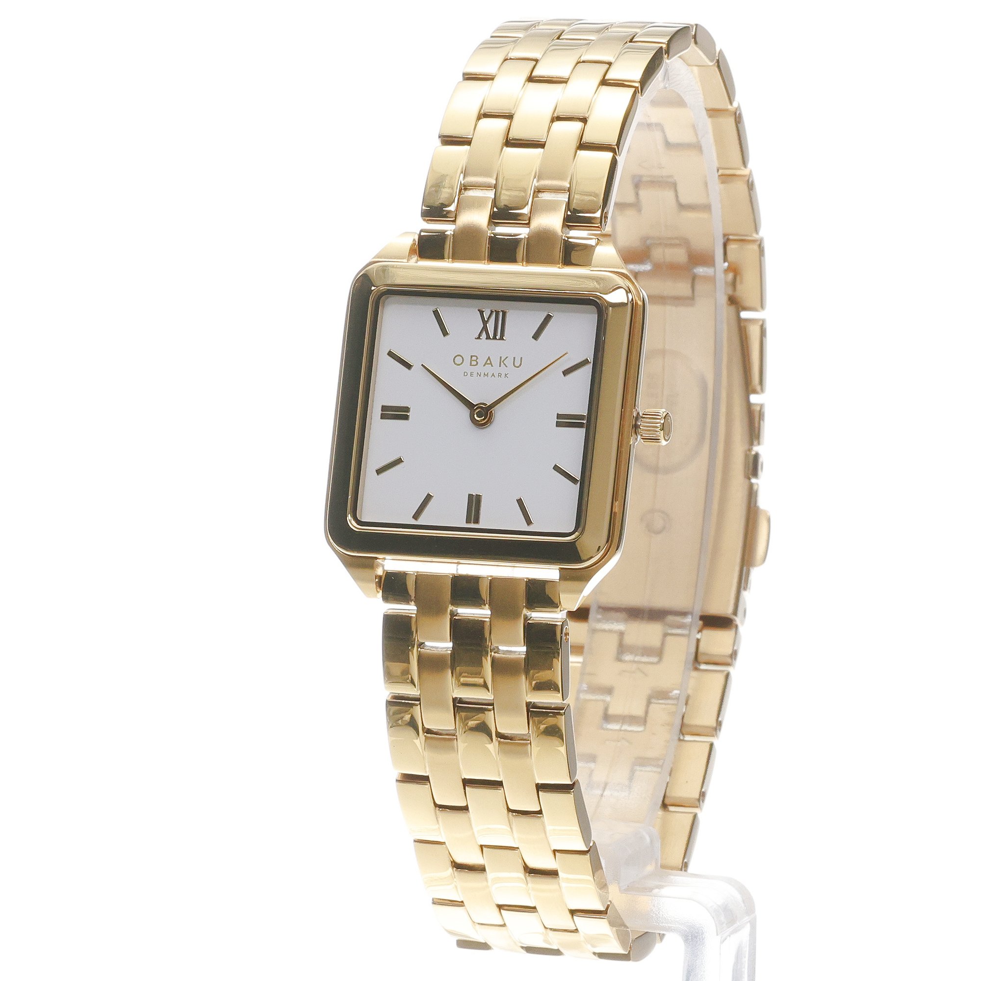 Obaku Denmark V309LXGWSG Damskie Graf - Gold zegarek damski klasyczny szafirowe