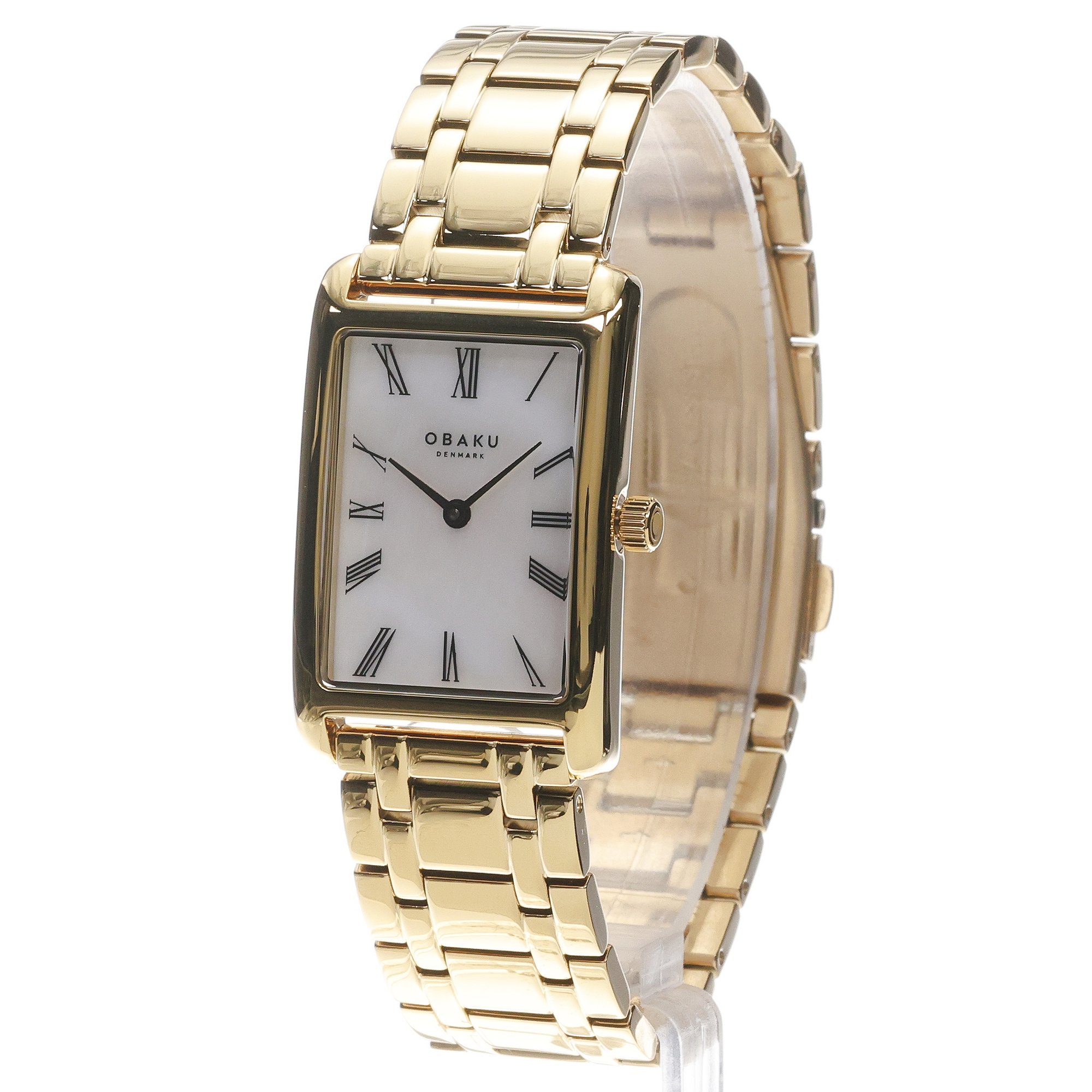 Obaku Denmark V311LXGWSG Linde - Gold zegarek klasyczny Damskie - miniatura 2