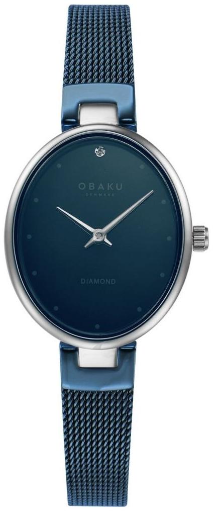 Oval Diamond - Blue Obaku Denmark V312LXCLML 