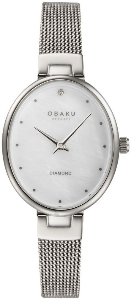 Obaku Denmark Oval Diamond - Steel V312LXCWMC