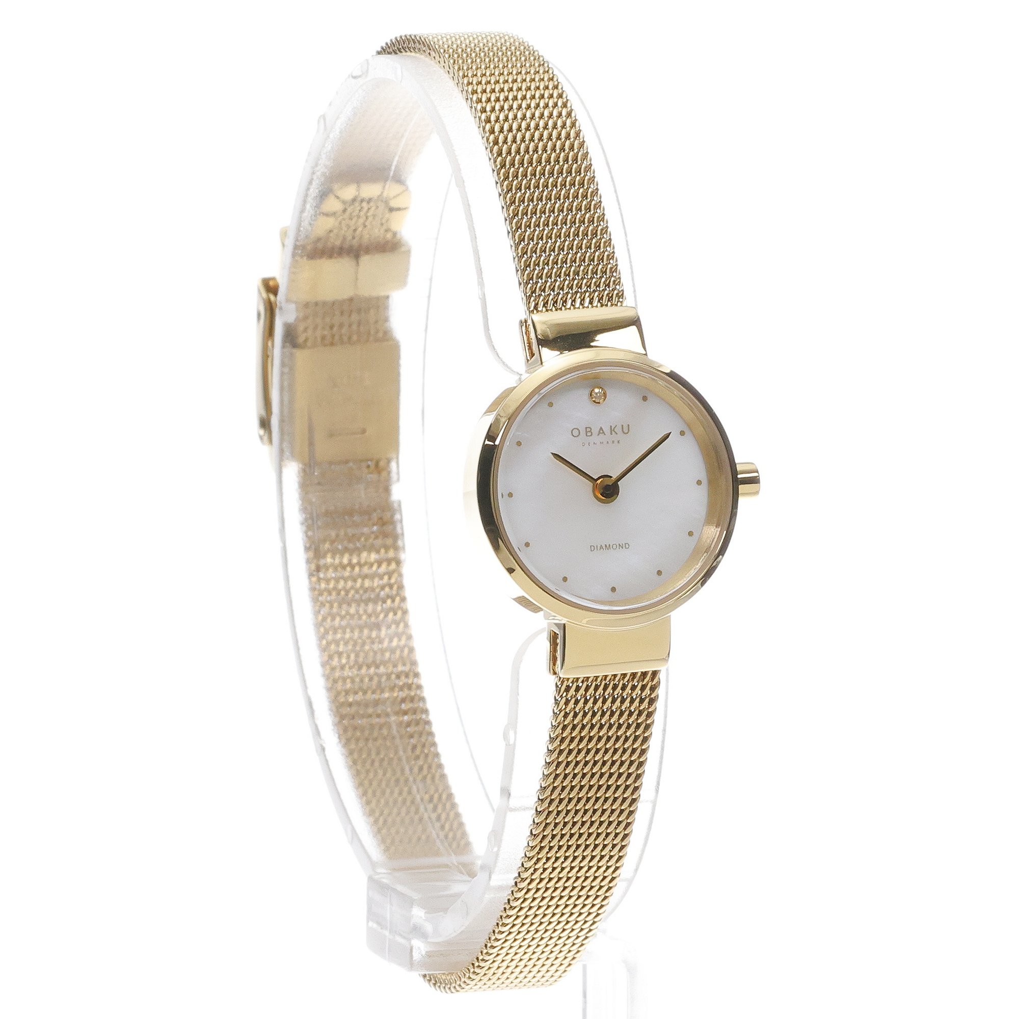 Obaku Denmark V313LXGWMG zegarek złoty klasyczny Damskie bransoleta - miniatura 3