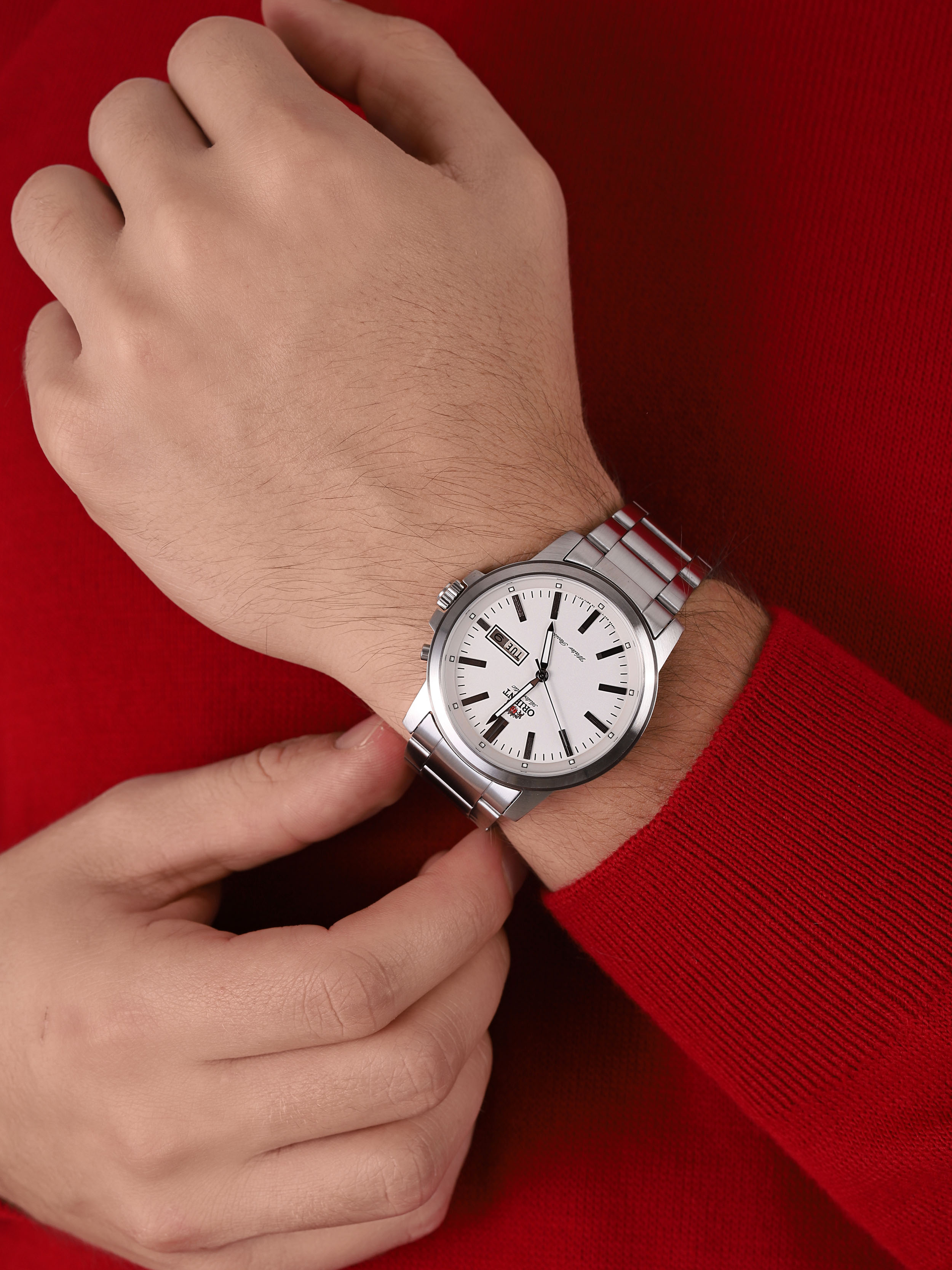 Orient FEM7J005W9 męski zegarek Contemporary bransoleta - miniatura 3