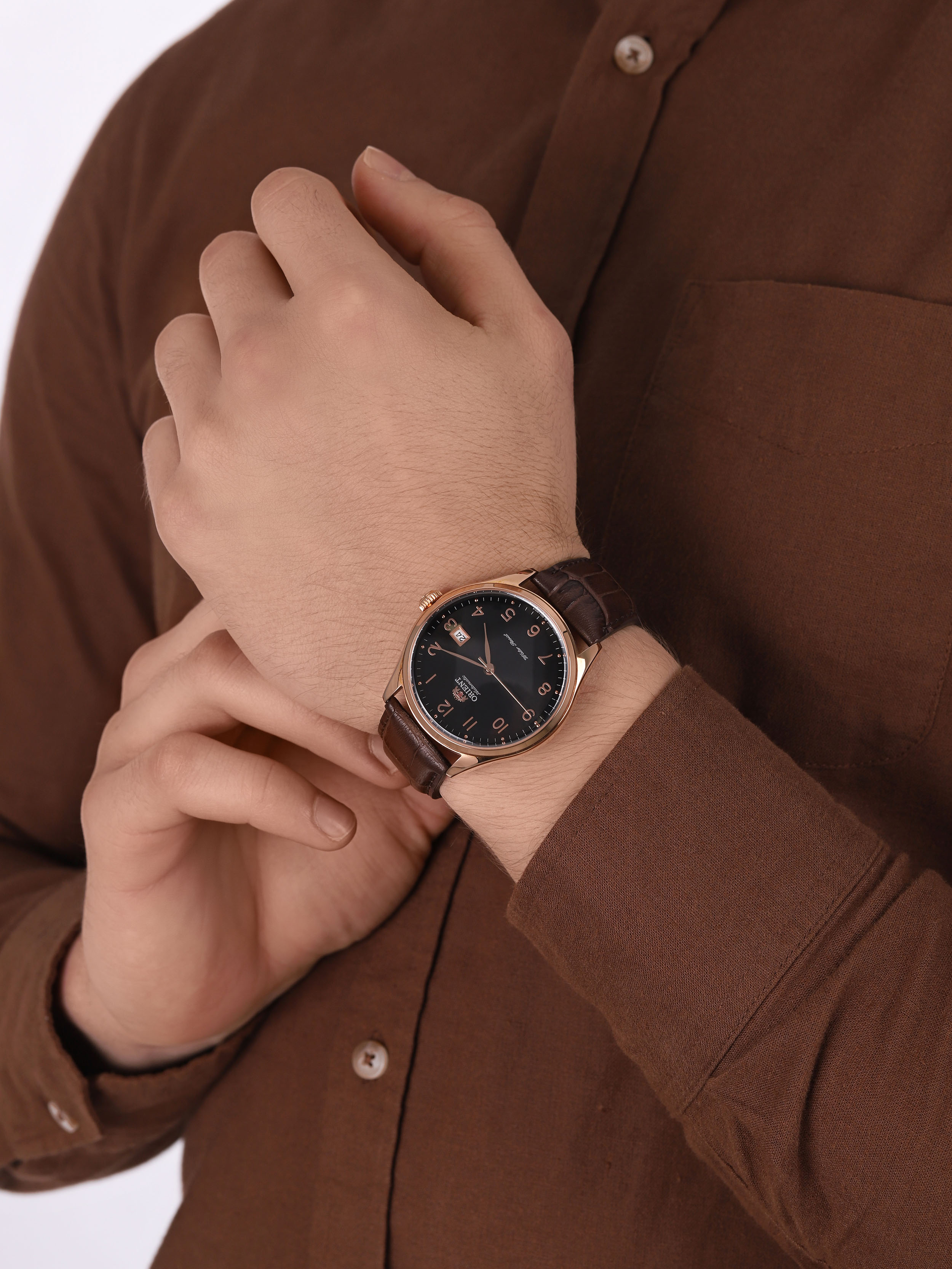 Orient FER2J001B0 męski zegarek Classic pasek - miniatura 3