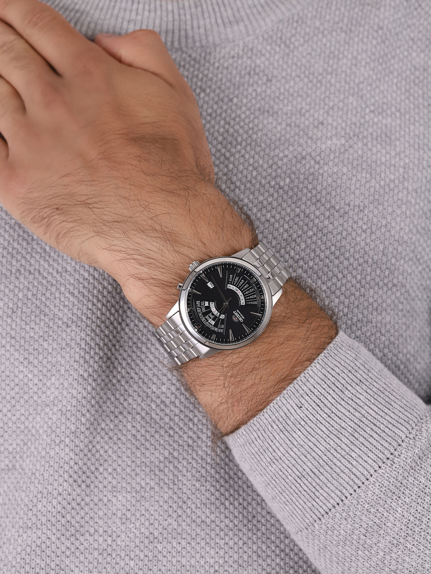 Orient FEU0A003BH męski zegarek Contemporary bransoleta - miniatura 3
