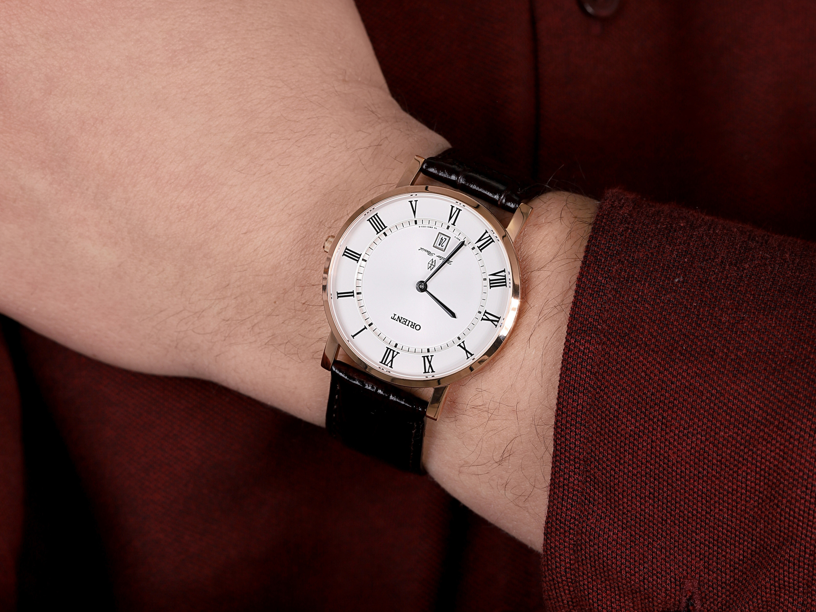 Orient FGW0100EW0 męski zegarek Contemporary pasek - miniatura 4
