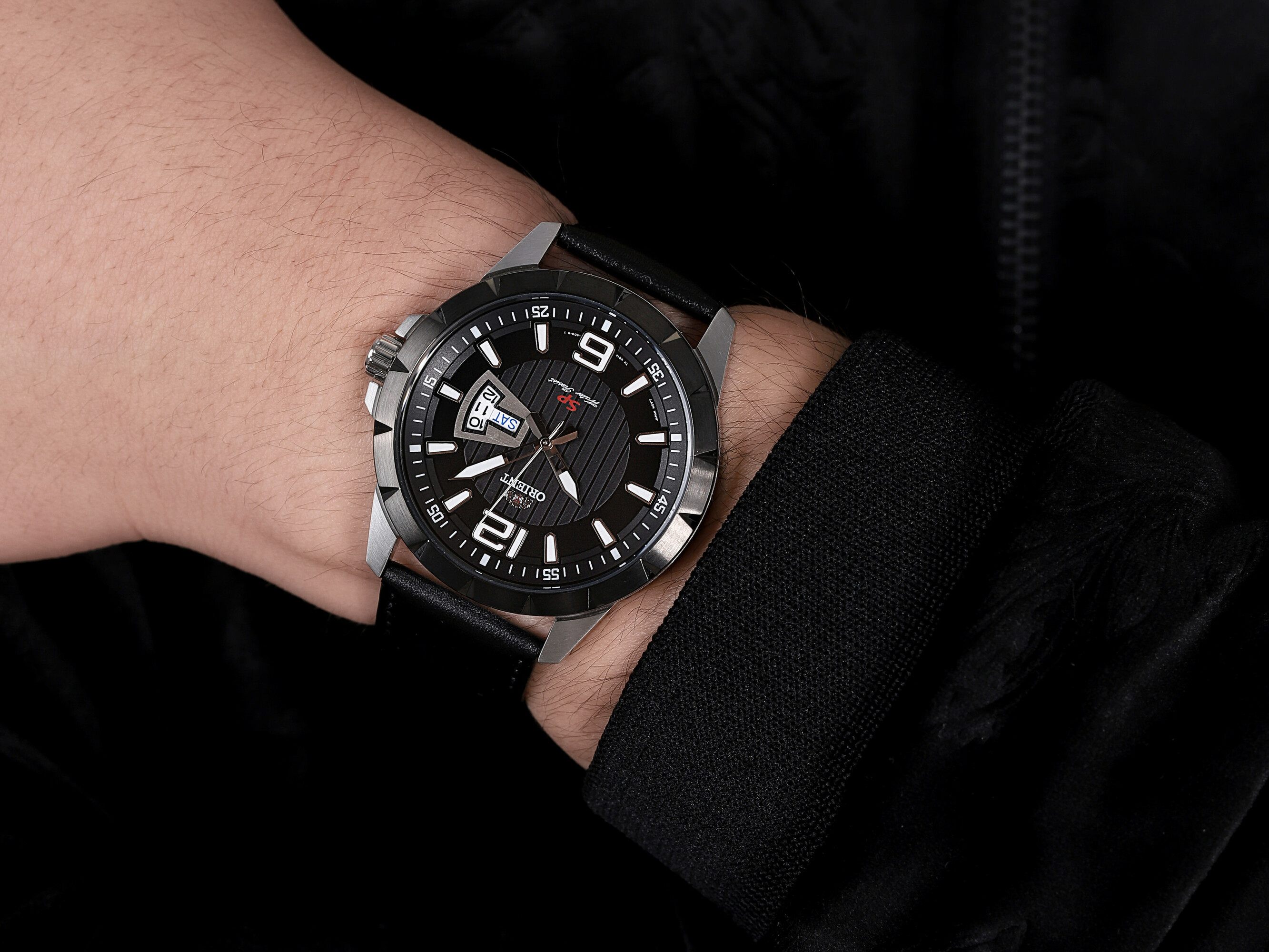 Orient FUG1X002B9 męski zegarek Sports pasek - miniatura 4
