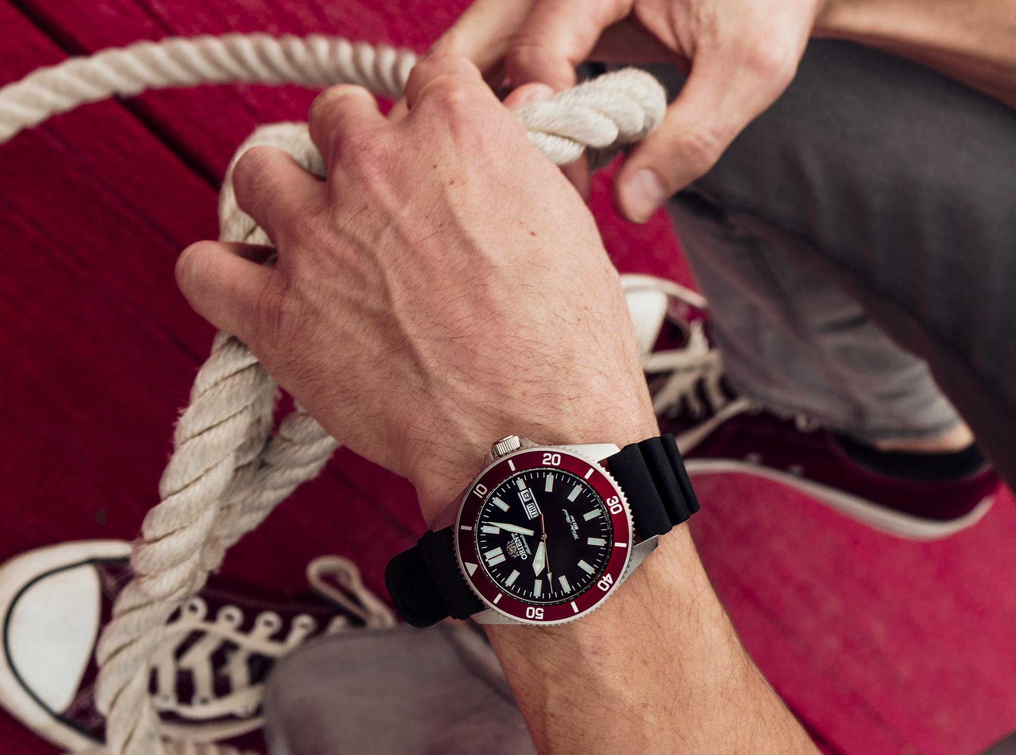 Orient RA-AA0011B19B Kano Sports klasyczny zegarek srebrny - miniatura 2