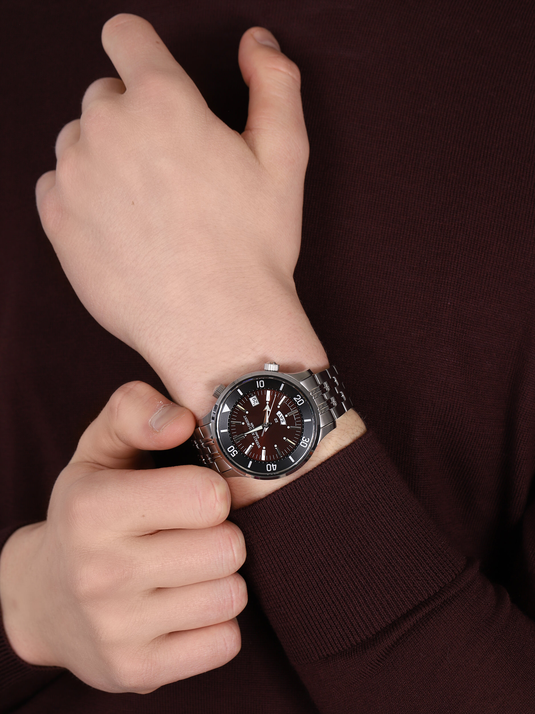 Orient RA-AA0D02R1HB męski zegarek Revival bransoleta - miniatura 3