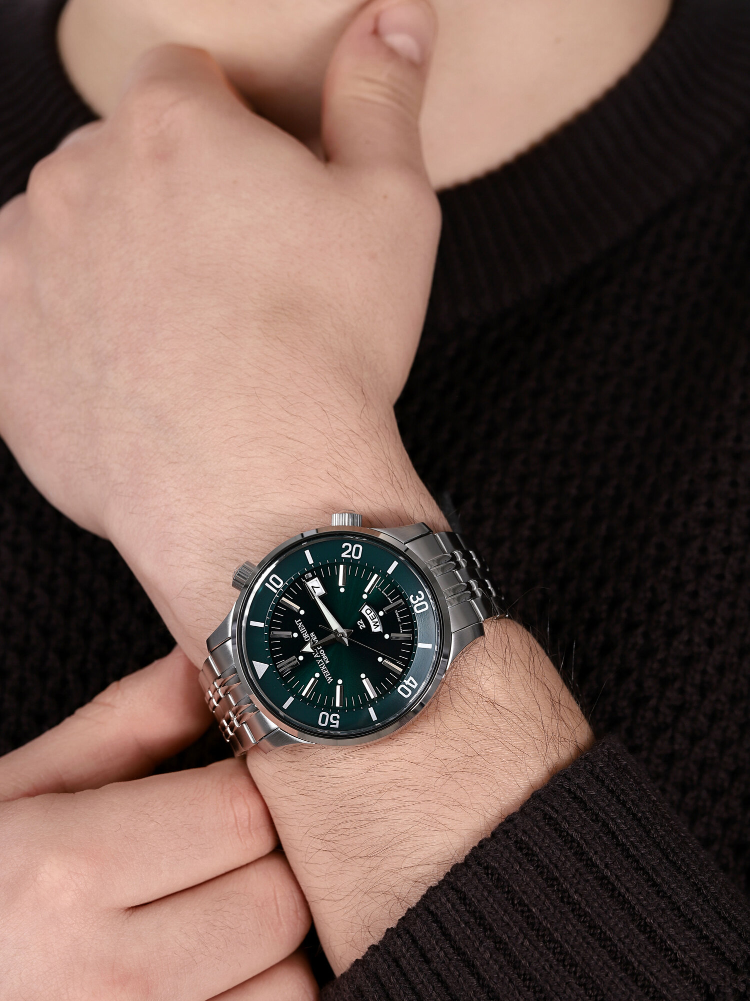 Orient RA-AA0D03E1HB KING DIVER 70th Anniversary Limited Edition zegarek klasyczny Revival - miniatura 3