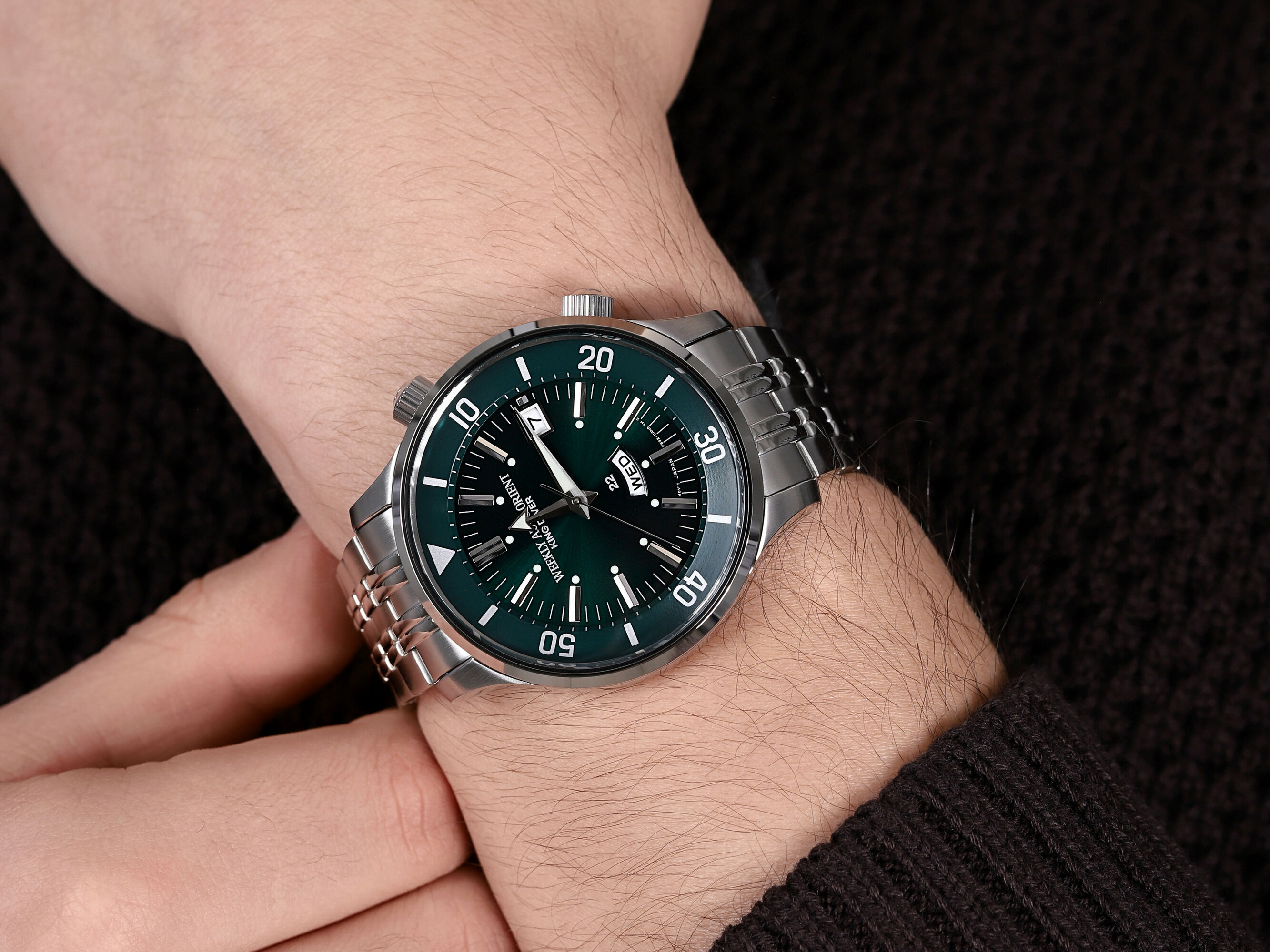 Orient RA-AA0D03E1HB męski zegarek Revival bransoleta - miniatura 4