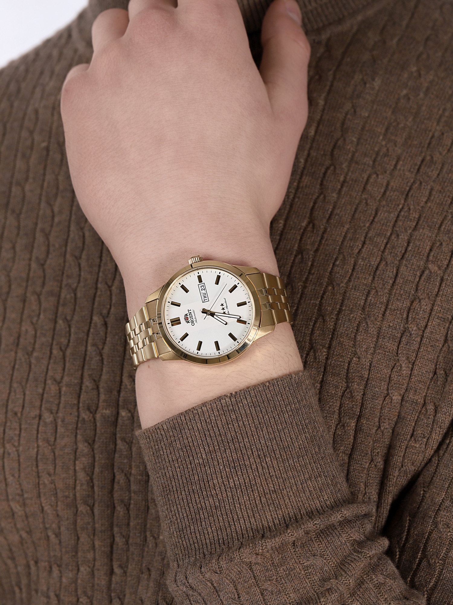 Orient RA-AB0010S19B męski zegarek Classic bransoleta - miniatura 3