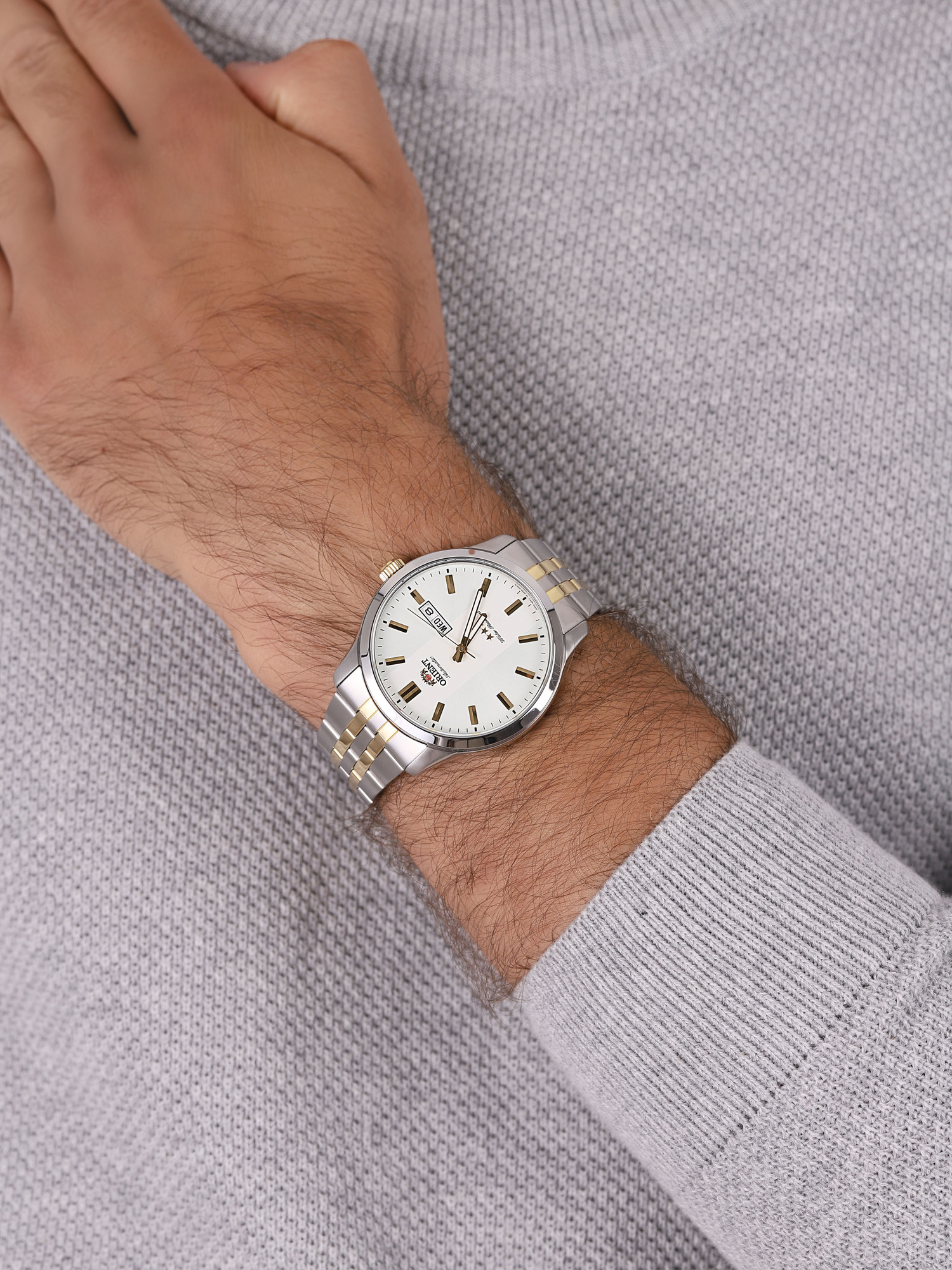 Orient RA-AB0012S19B męski zegarek Classic bransoleta - miniatura 3
