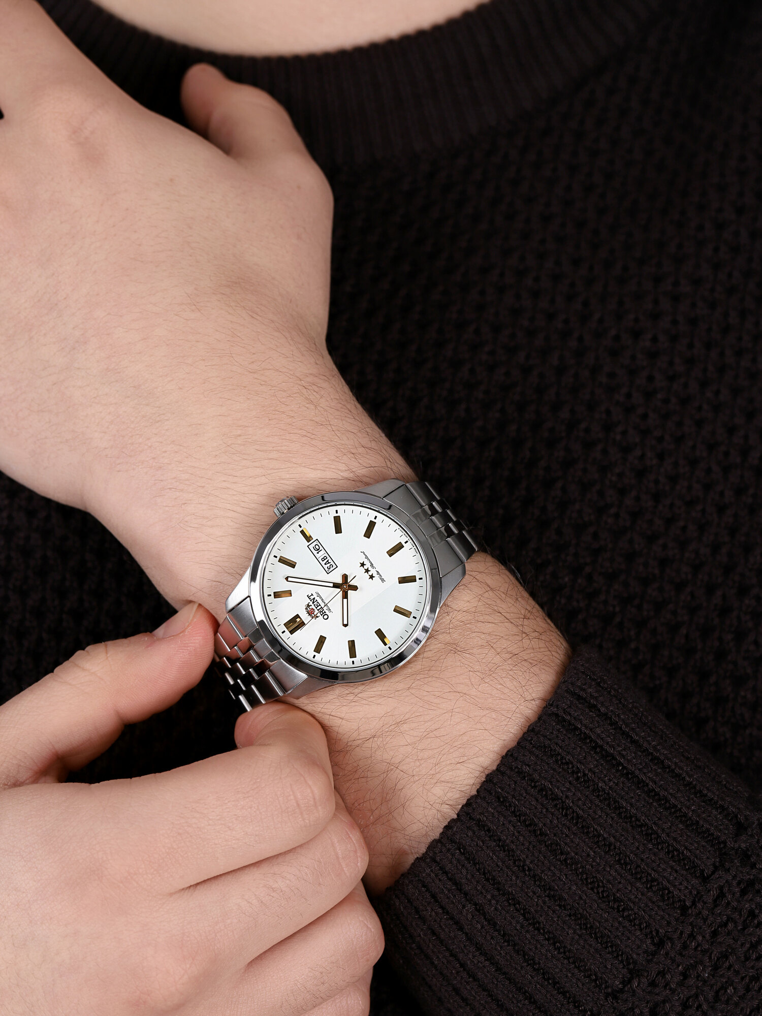 Orient RA-AB0014S19B zegarek klasyczny Classic - miniatura 3