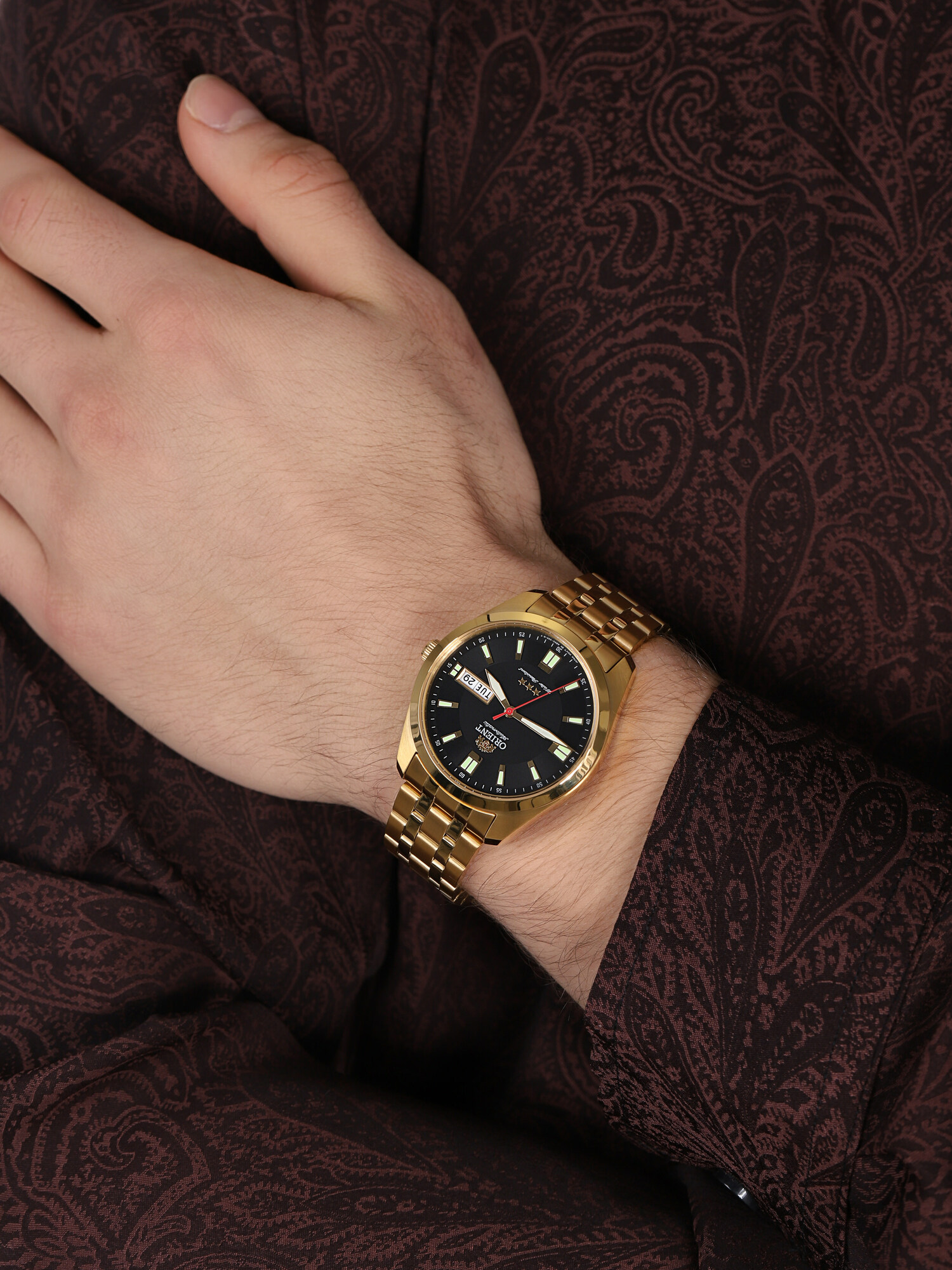 Orient RA-AB0015B19B męski zegarek Classic bransoleta - miniatura 3