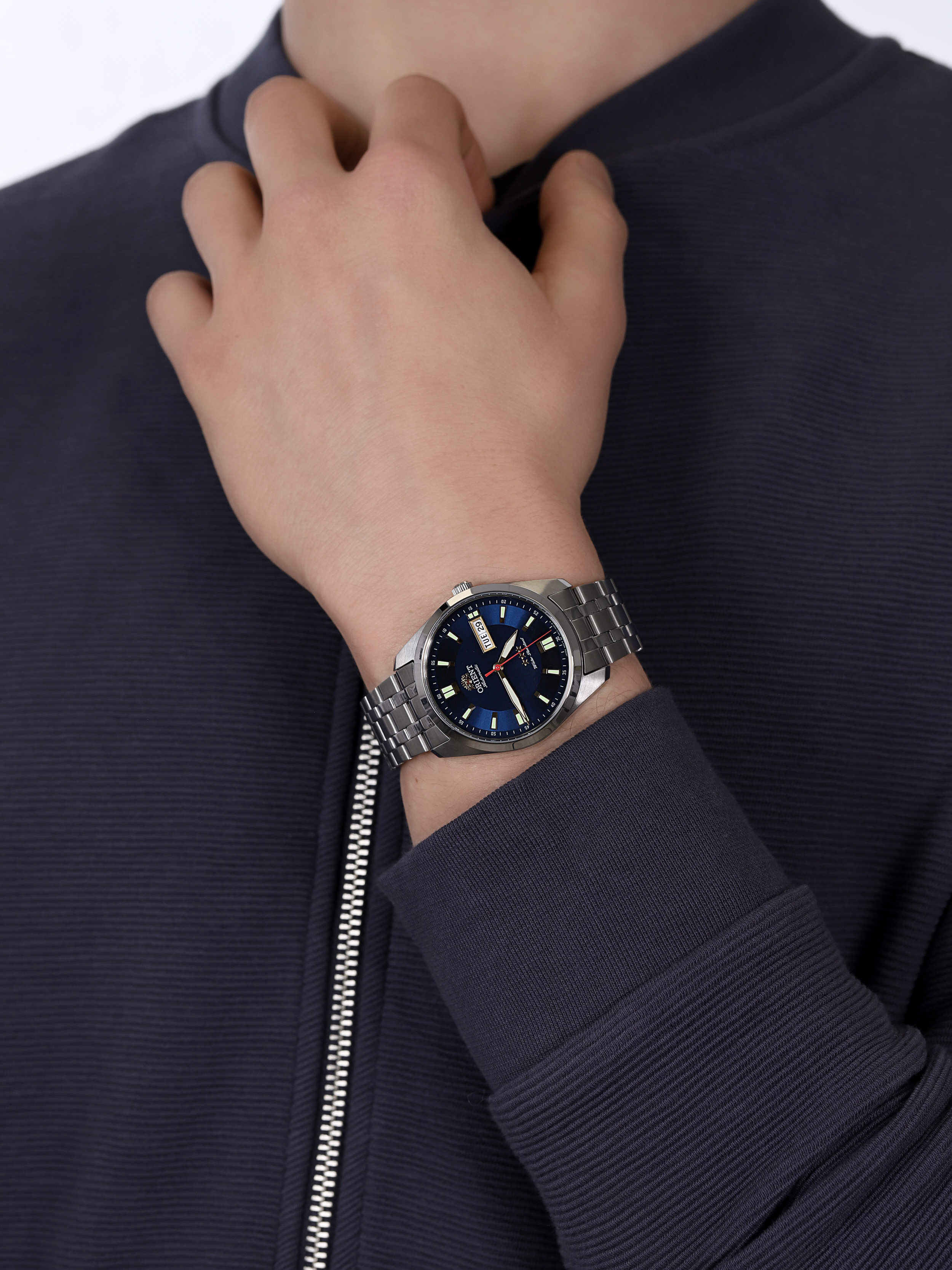 Orient RA-AB0019L19B męski zegarek Classic bransoleta - miniatura 3