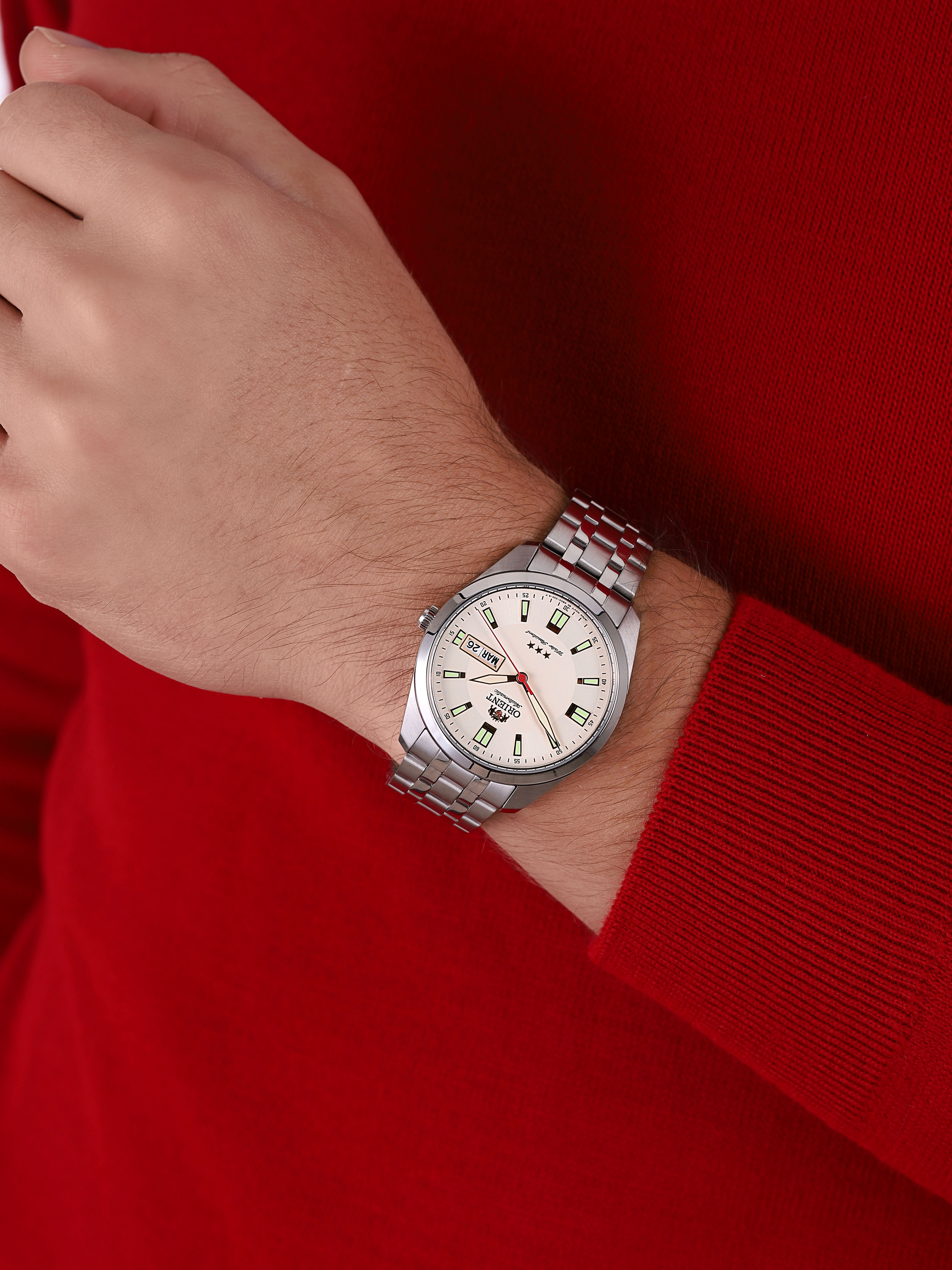 Orient RA-AB0020S19B męski zegarek Classic bransoleta - miniatura 3