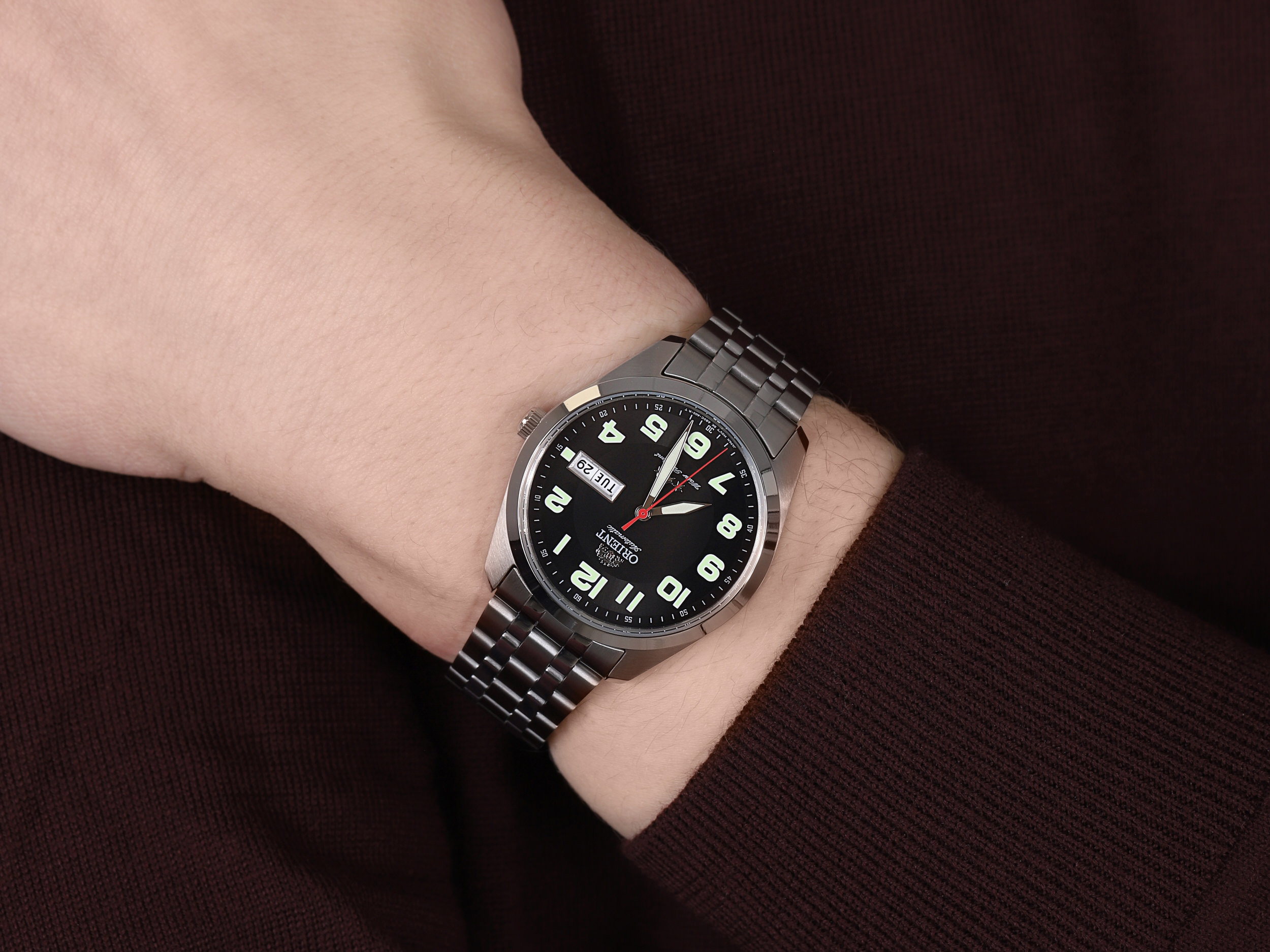 Orient RA-AB0024B19B męski zegarek Classic bransoleta - miniatura 4