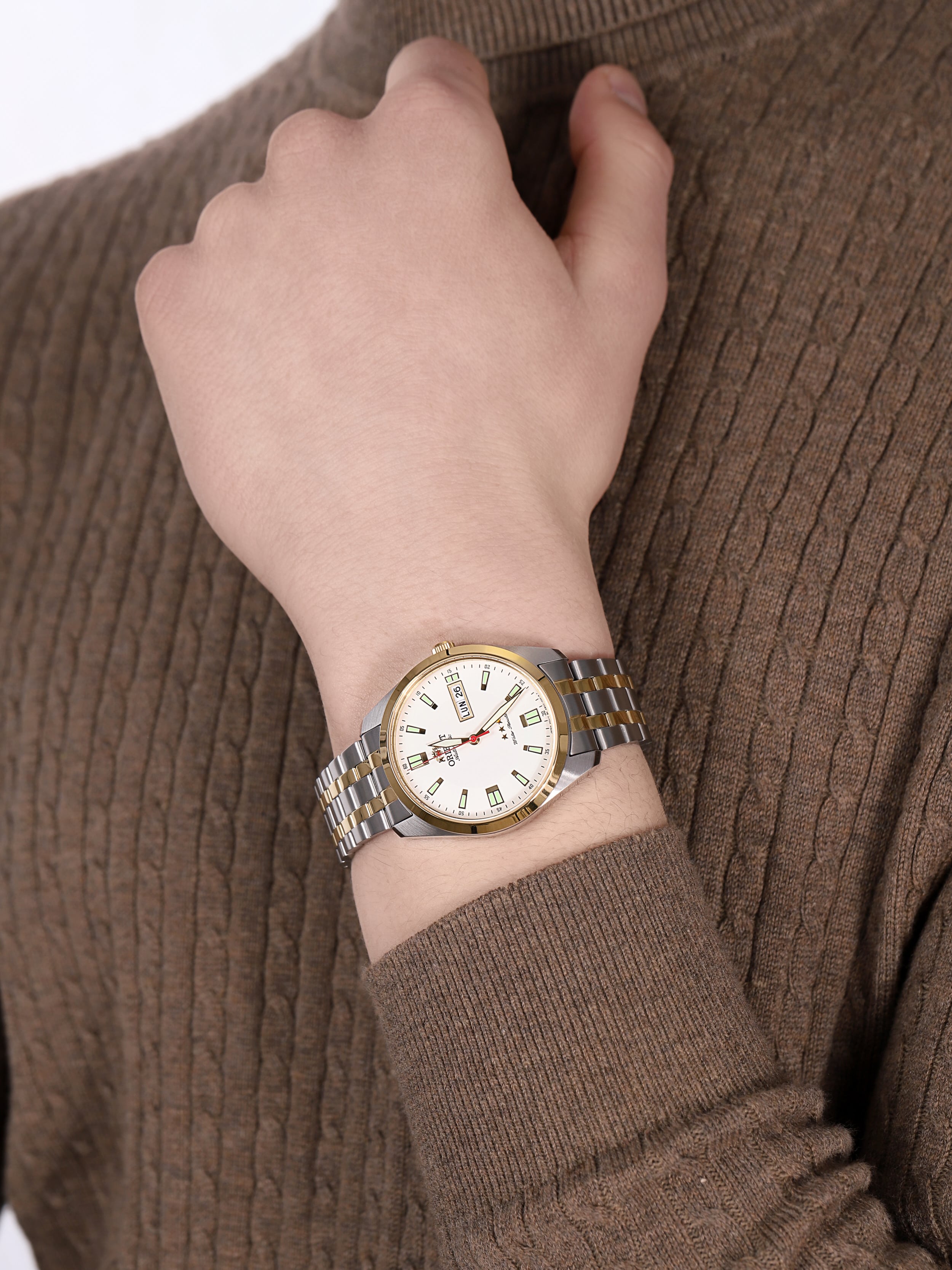 Orient RA-AB0028S19B męski zegarek Classic bransoleta - miniatura 3