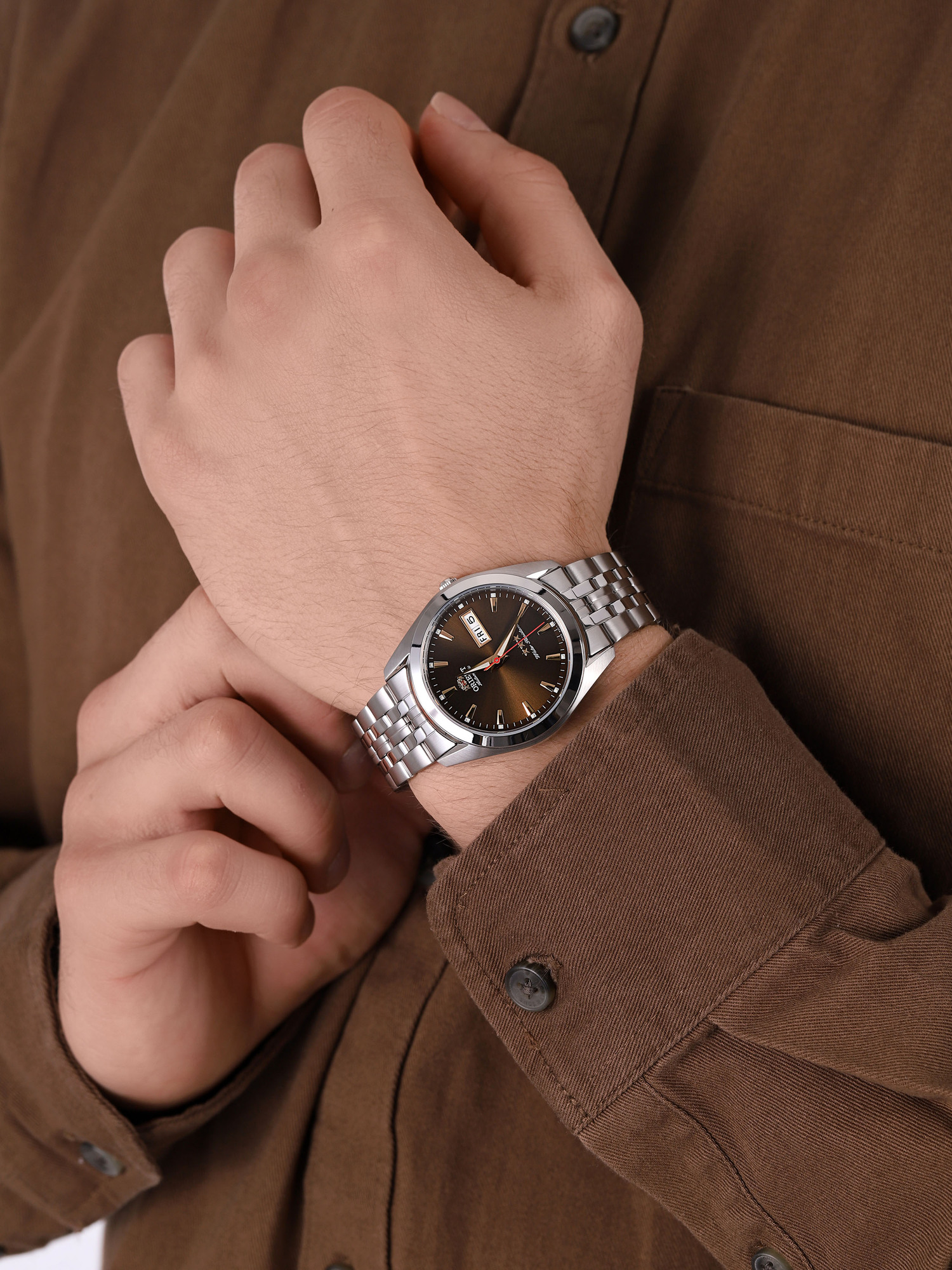 Orient RA-AB0034Y19B męski zegarek Classic bransoleta - miniatura 3
