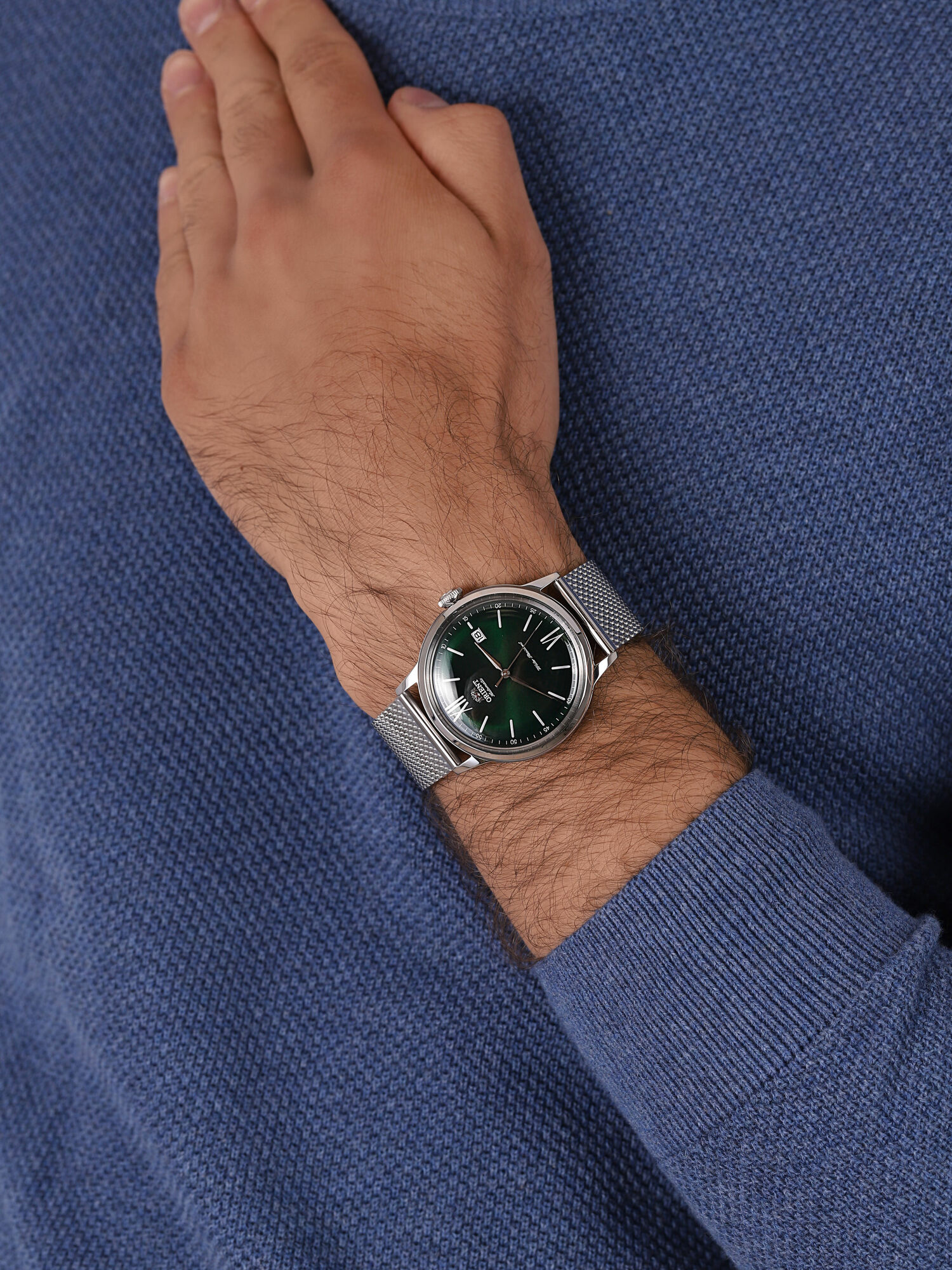 Orient RA-AC0018E10B męski zegarek Classic Automatic bransoleta - miniatura 3