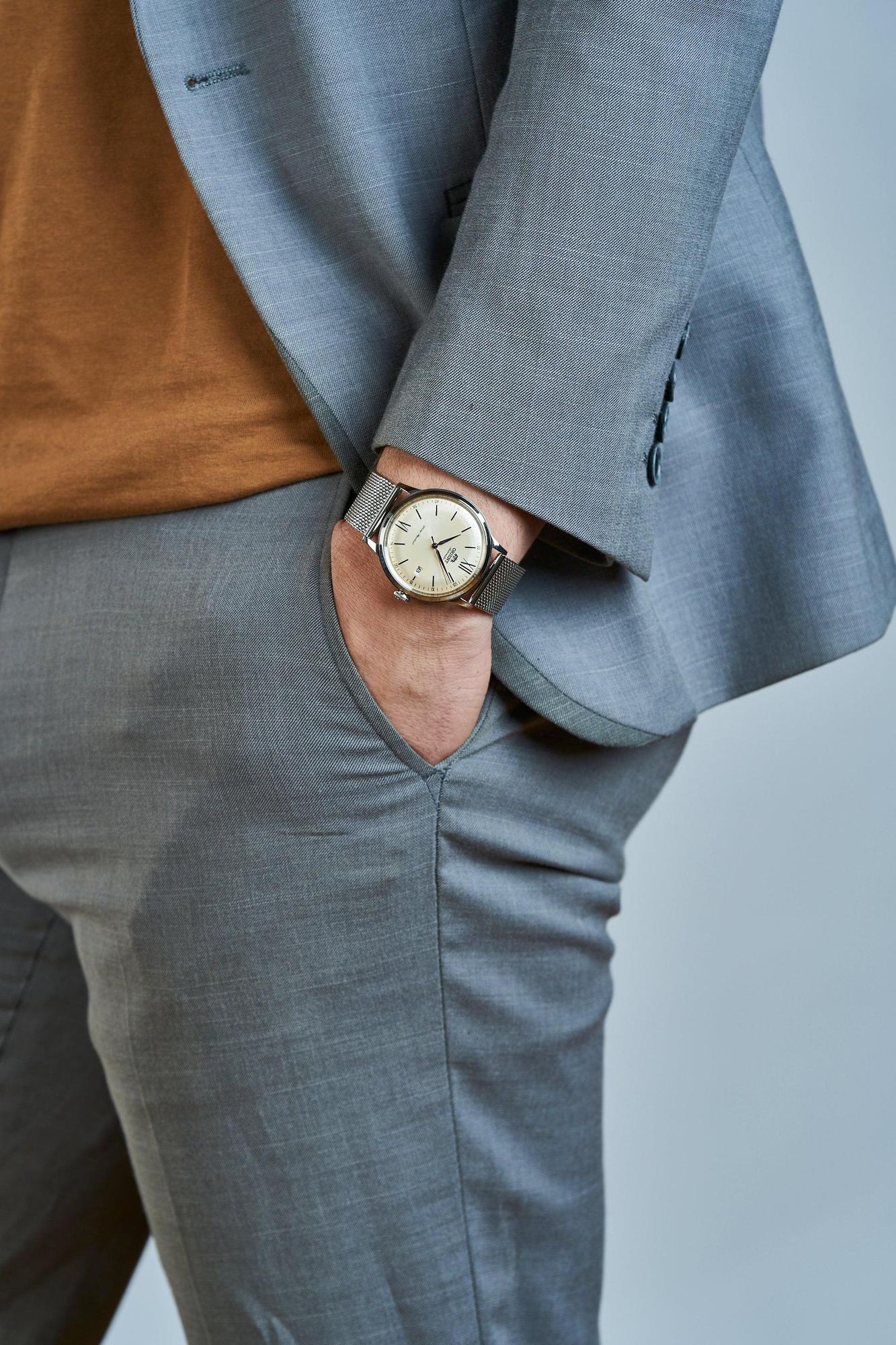 Orient RA-AC0020G10B Classic Automatic klasyczny zegarek srebrny - miniatura 9