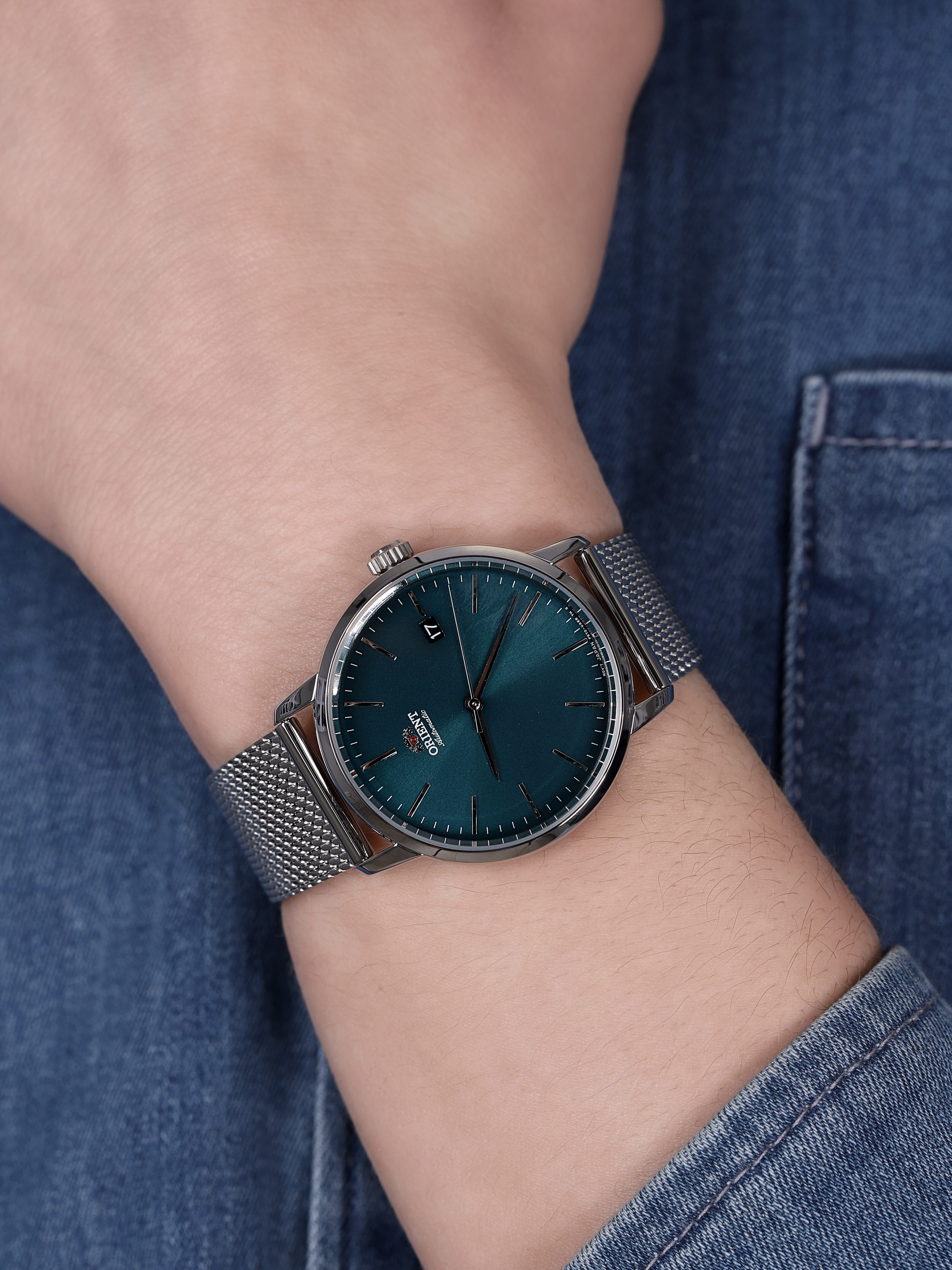Orient RA-AC0E06E10B Contemporary Maestro zegarek męski klasyczny mineralne