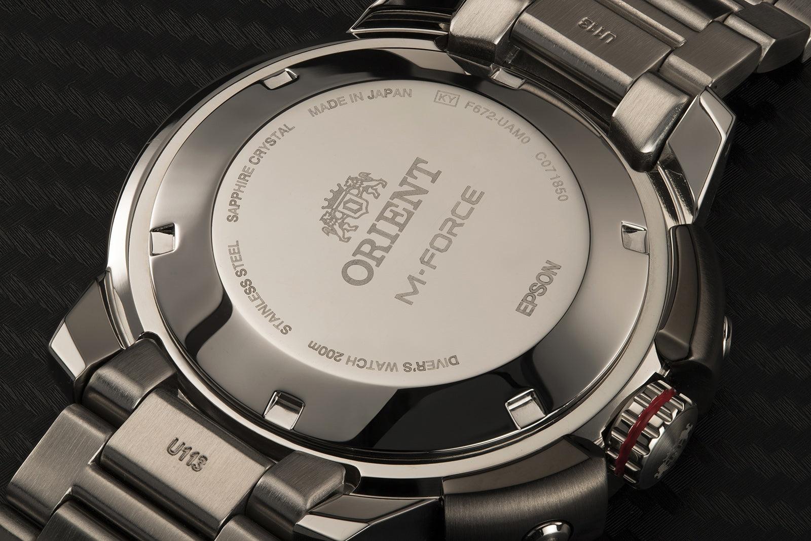 Orient RA-AC0L01B00B M-FORCE Sports sportowy zegarek srebrny - miniatura 9