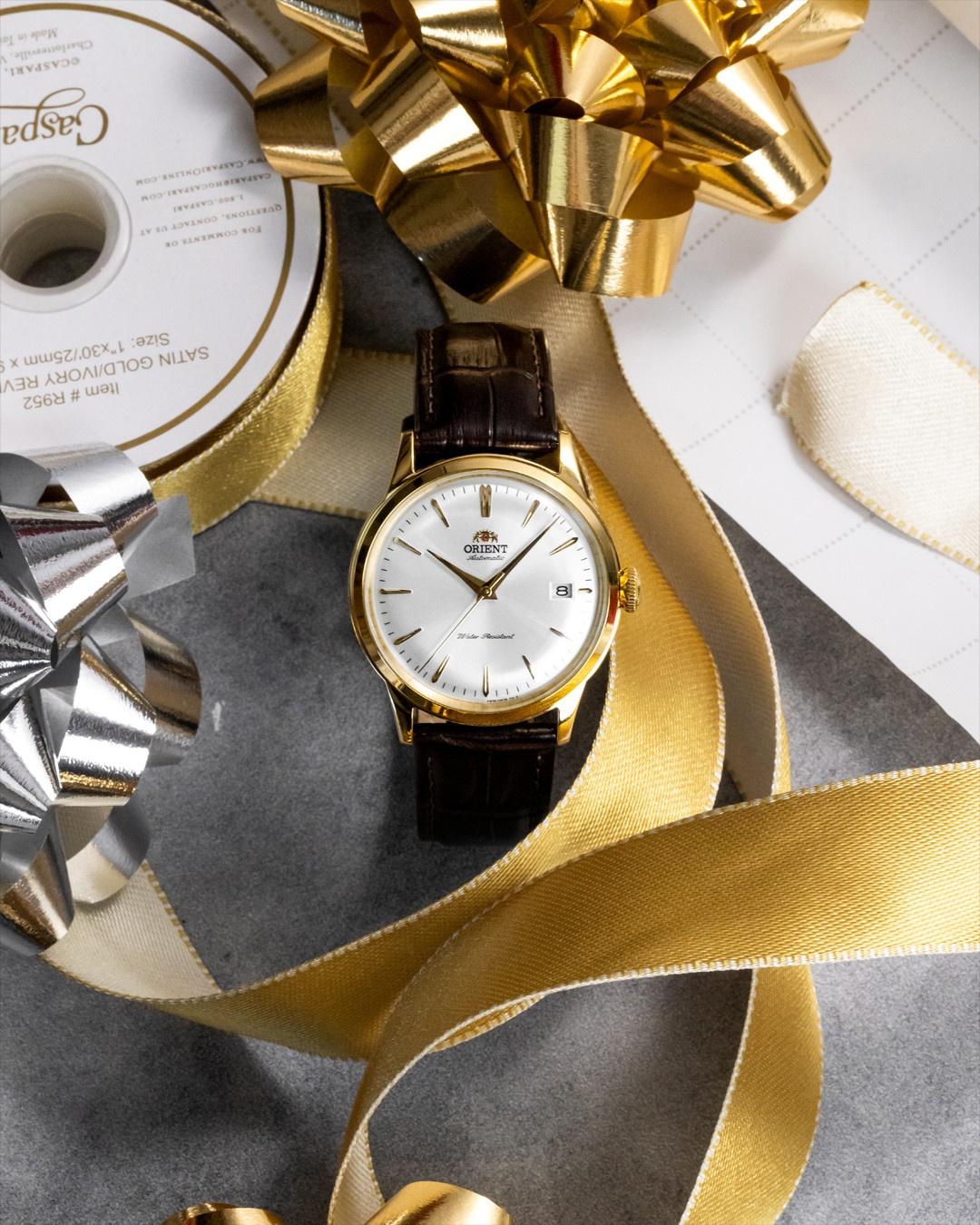 Orient RA-AC0M01S30B Bambino Automatic Classic Automatic klasyczny zegarek złoty - miniatura 9