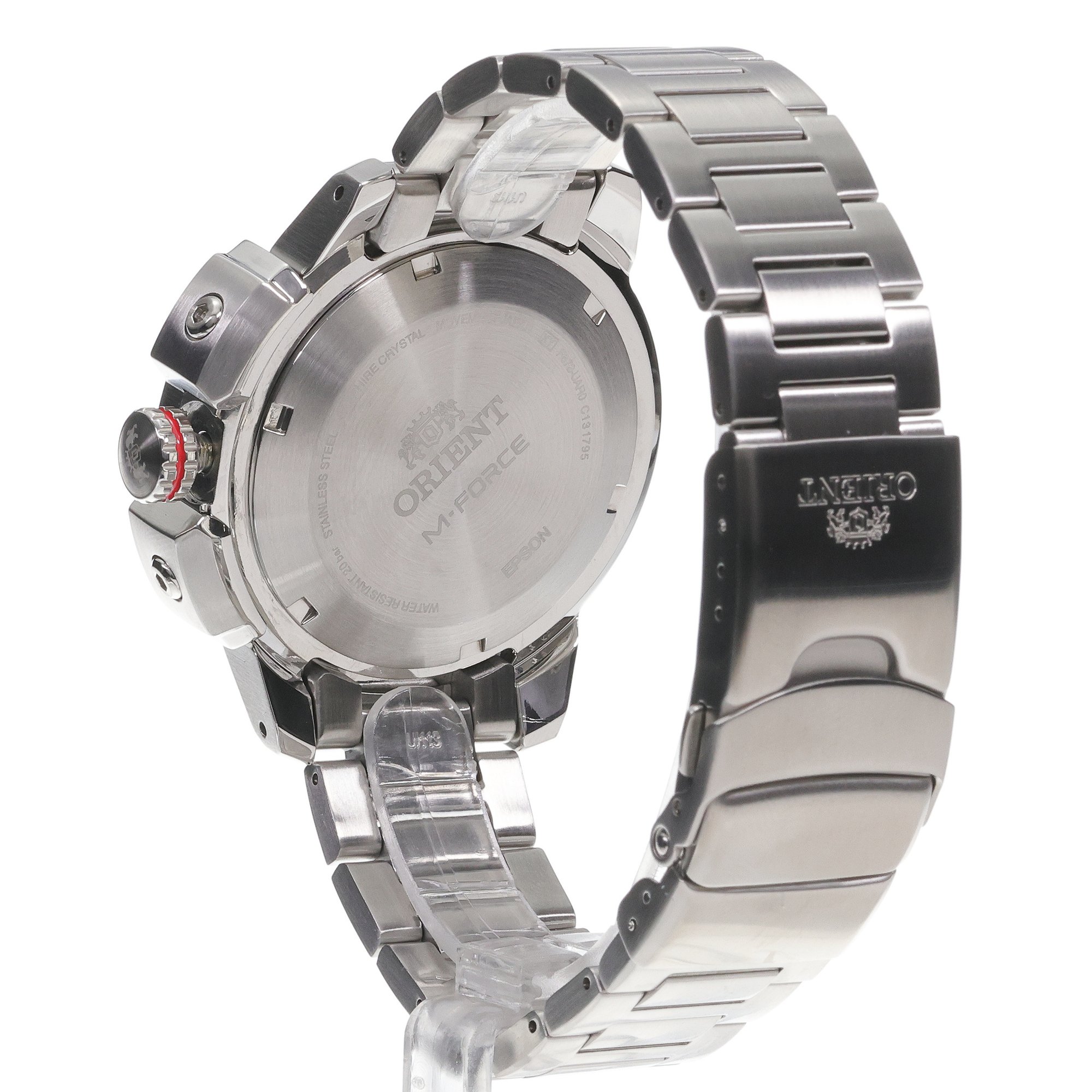 Orient RA-AC0N01B10B zegarek srebrny sportowy Sports bransoleta - miniatura 4