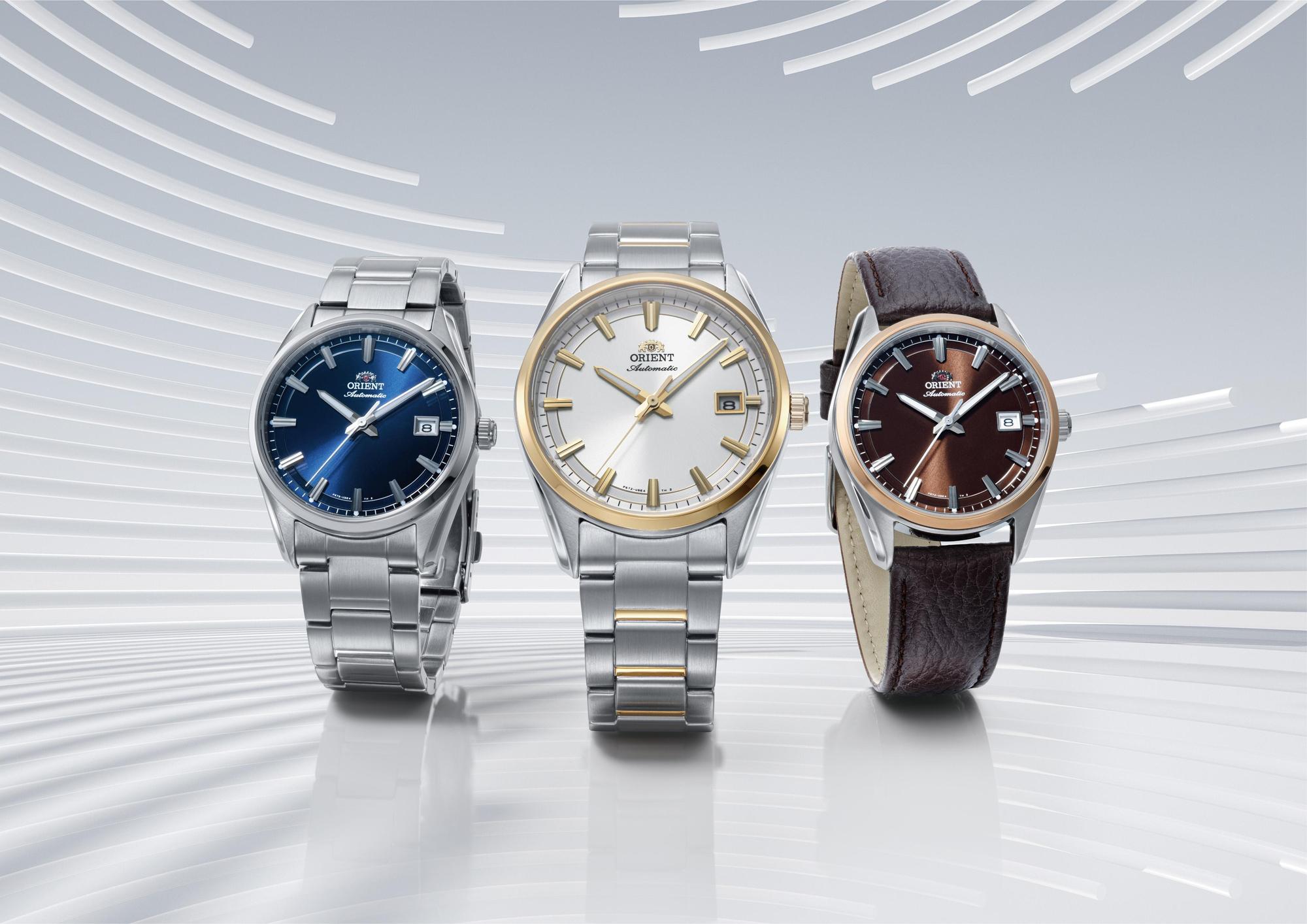 Orient RA-AC0R02L30B Stretto Date Męskie klasyczny zegarek srebrny - miniatura 9